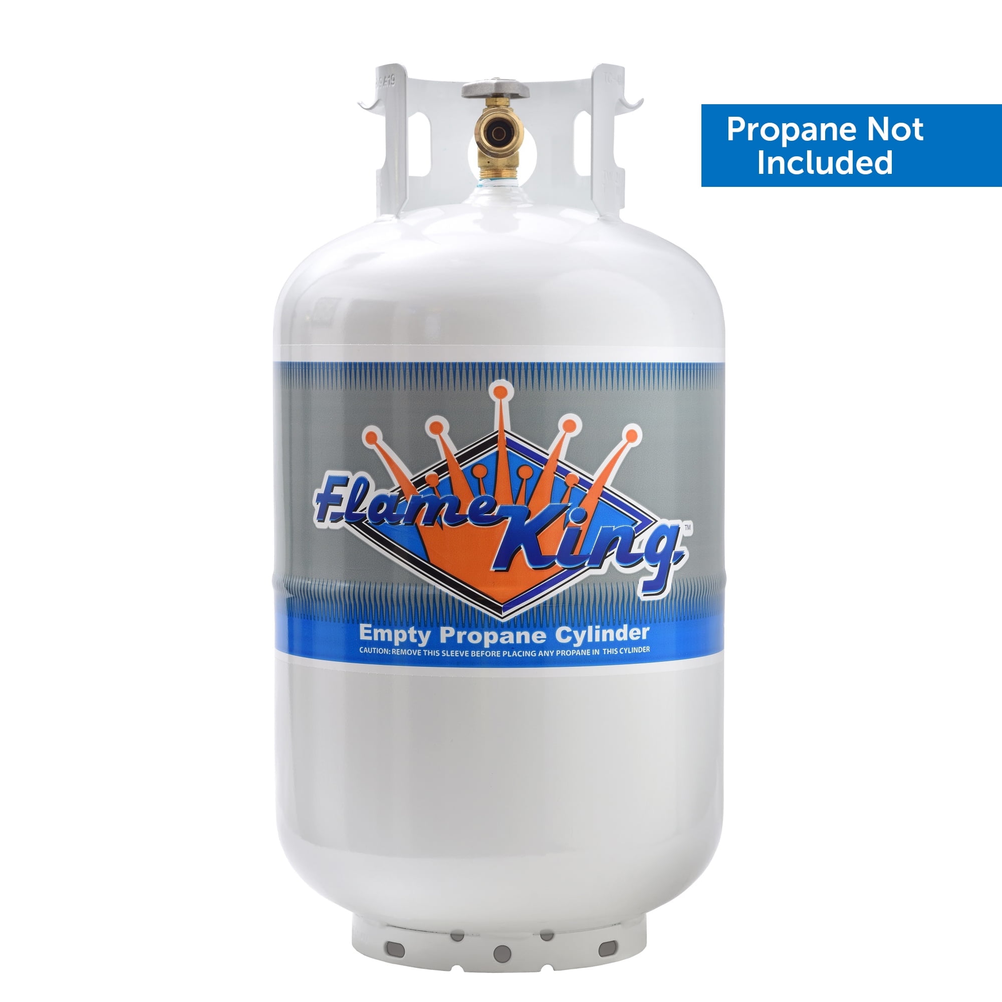 Flame King 30 lb. Propane Tank with Type 1 Overfill Protection Device Valve (Ships Empty) - Image 7