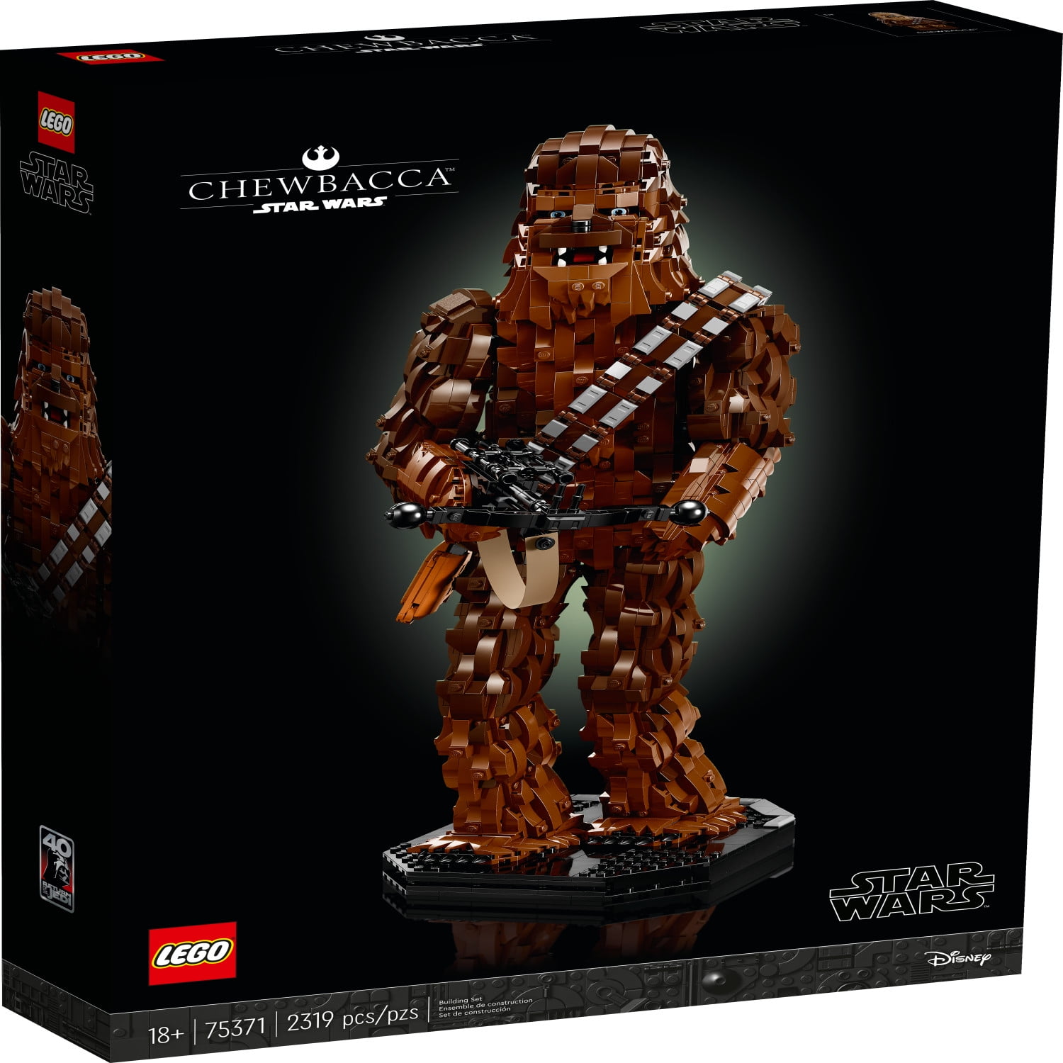 LEGO Star Wars Chewbacca, Buildable Star Wars Collectible for Adults, Build and Display Chewbacca Collectible, Fun Star Wars Gift for Teens, Adults or any Star Wars Original Trilogy Fan, 75371 - Image 7
