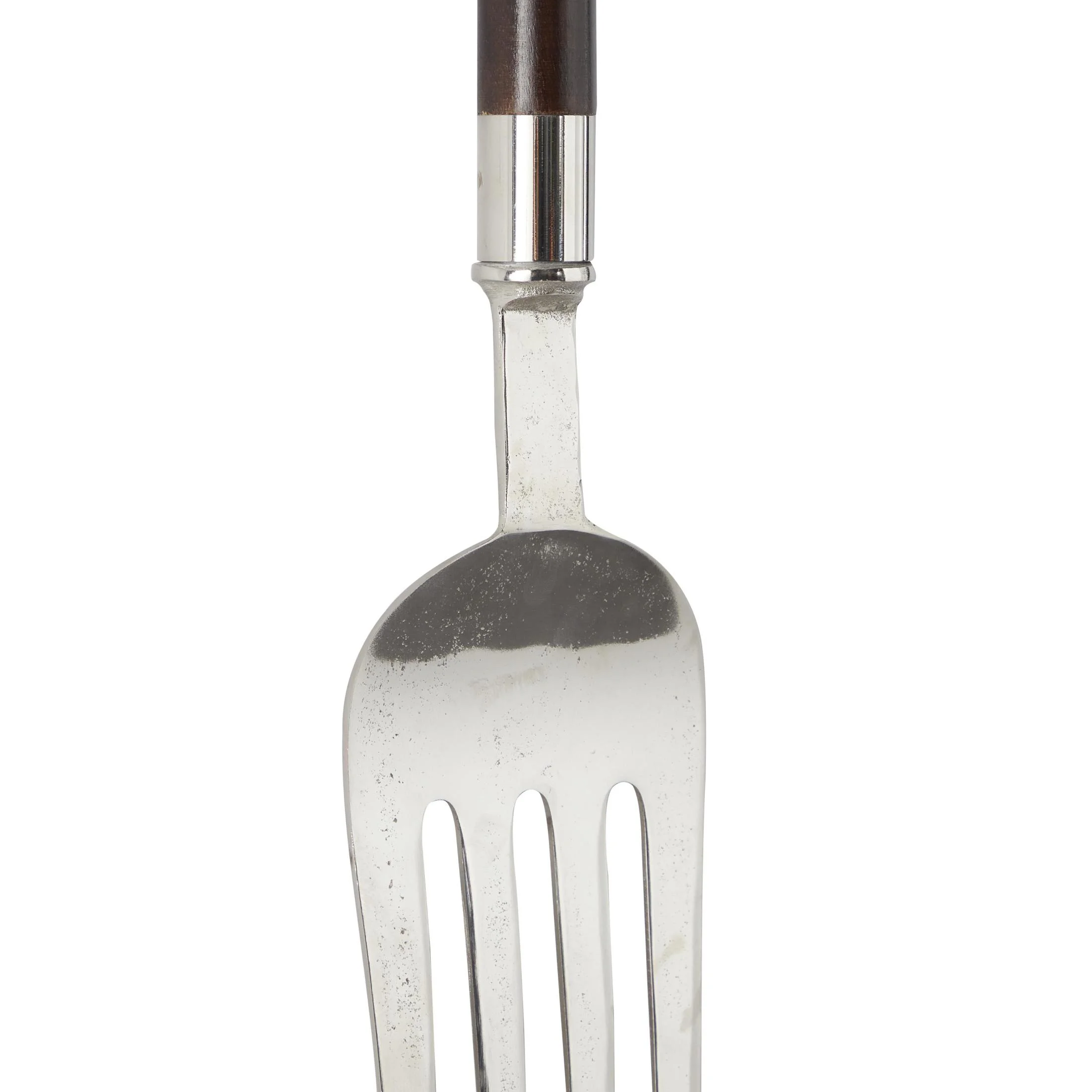 DecMode Silver Aluminum Metal Spoon and Fork Utensils Wall Decor (2 Count) - Image 7