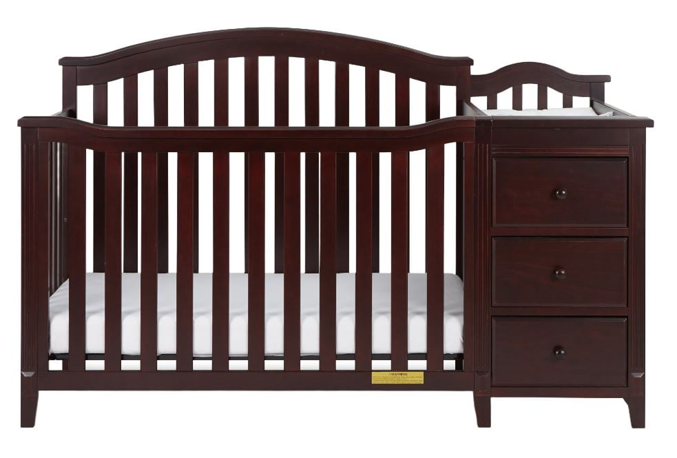 AFG Baby Furniture Kali II 4-in-1 Convertible Crib & Changer, Espresso - Image 10