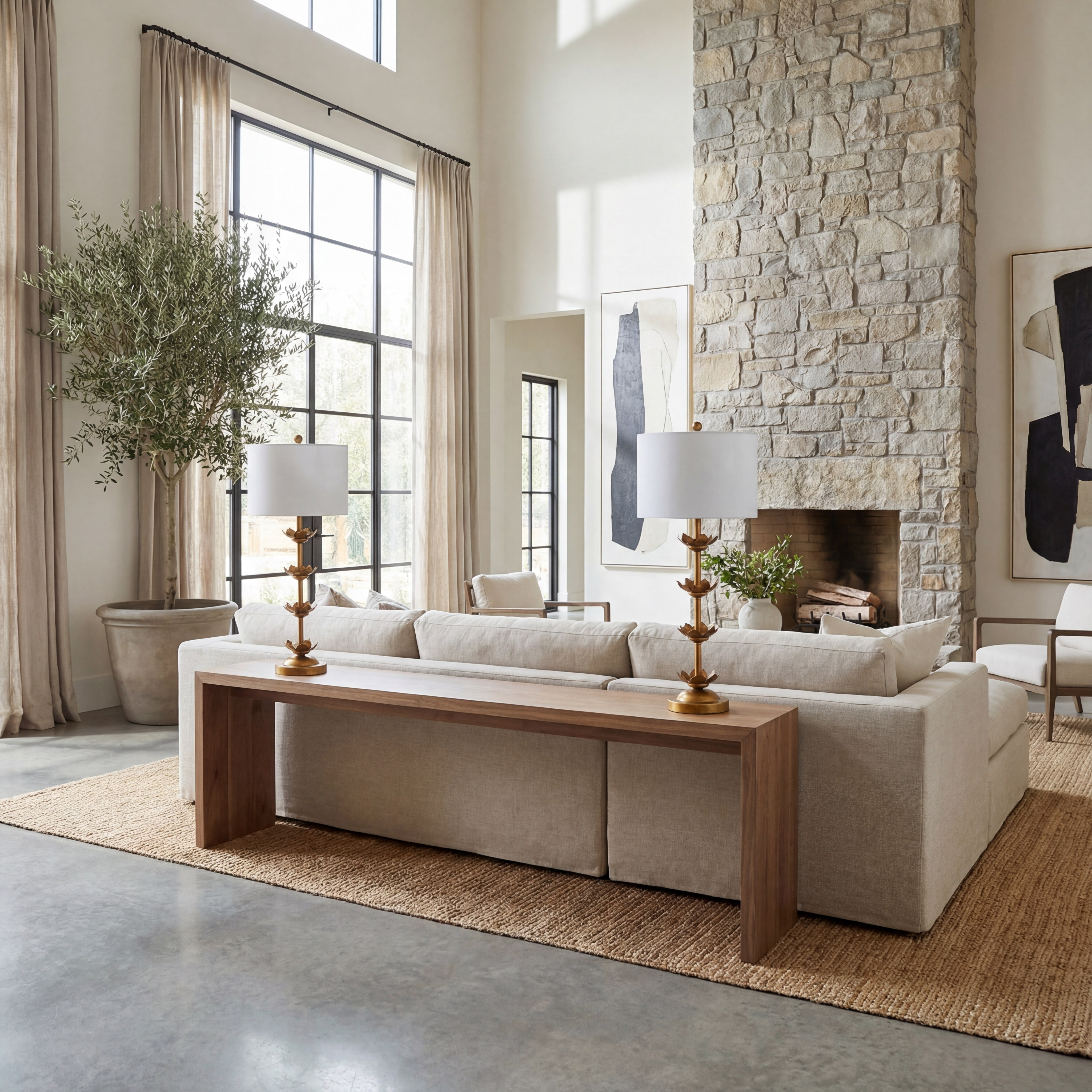 Safavieh Lani Leaf 32 in. H Table Lamp, Antique Gold, Set of 2 - Image 4