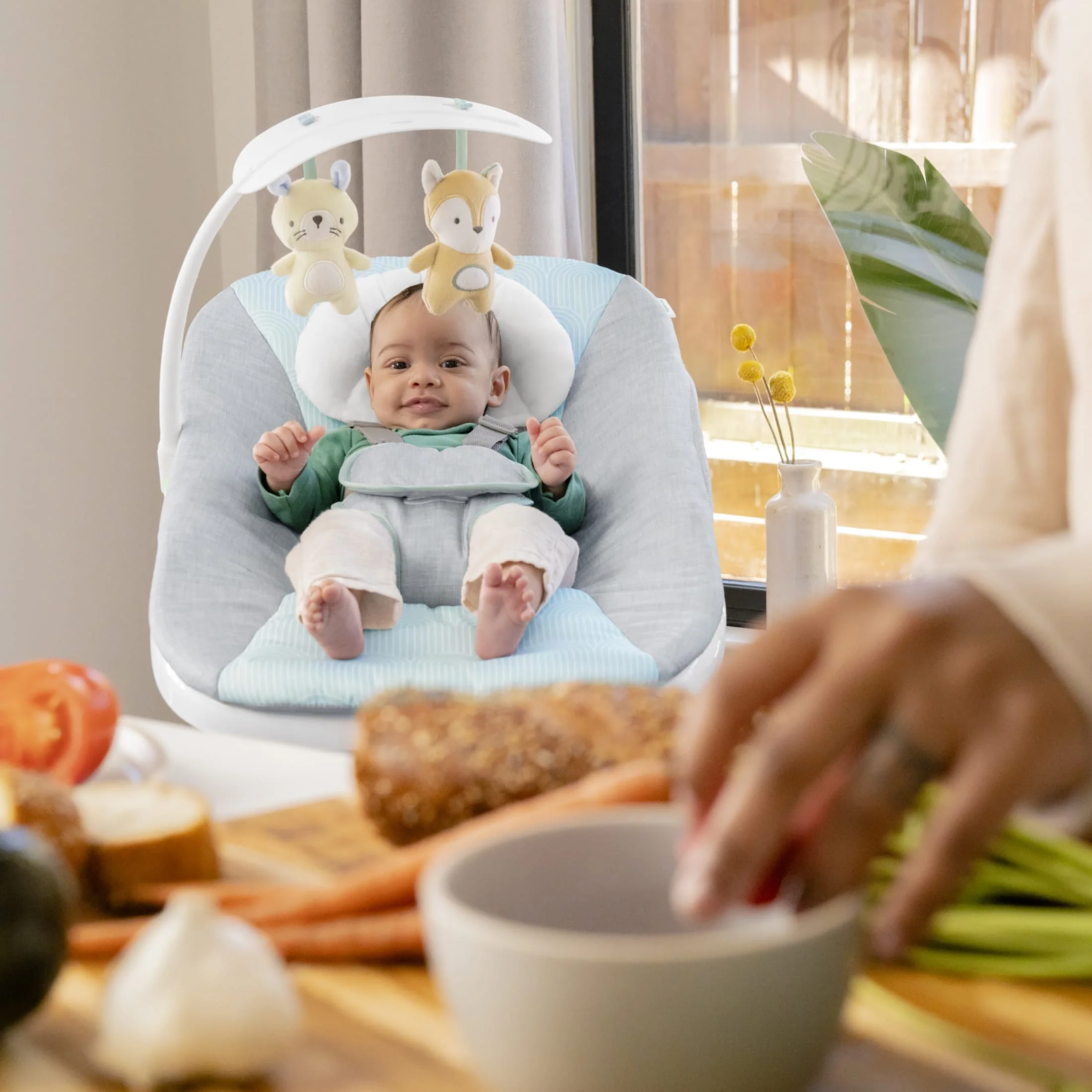 Ingenuity Beanstalk Baby to Big Kid 6-in-1 High Chair, Booster Seat and More, Newborn to 5 Yrs - Ray - Image 3