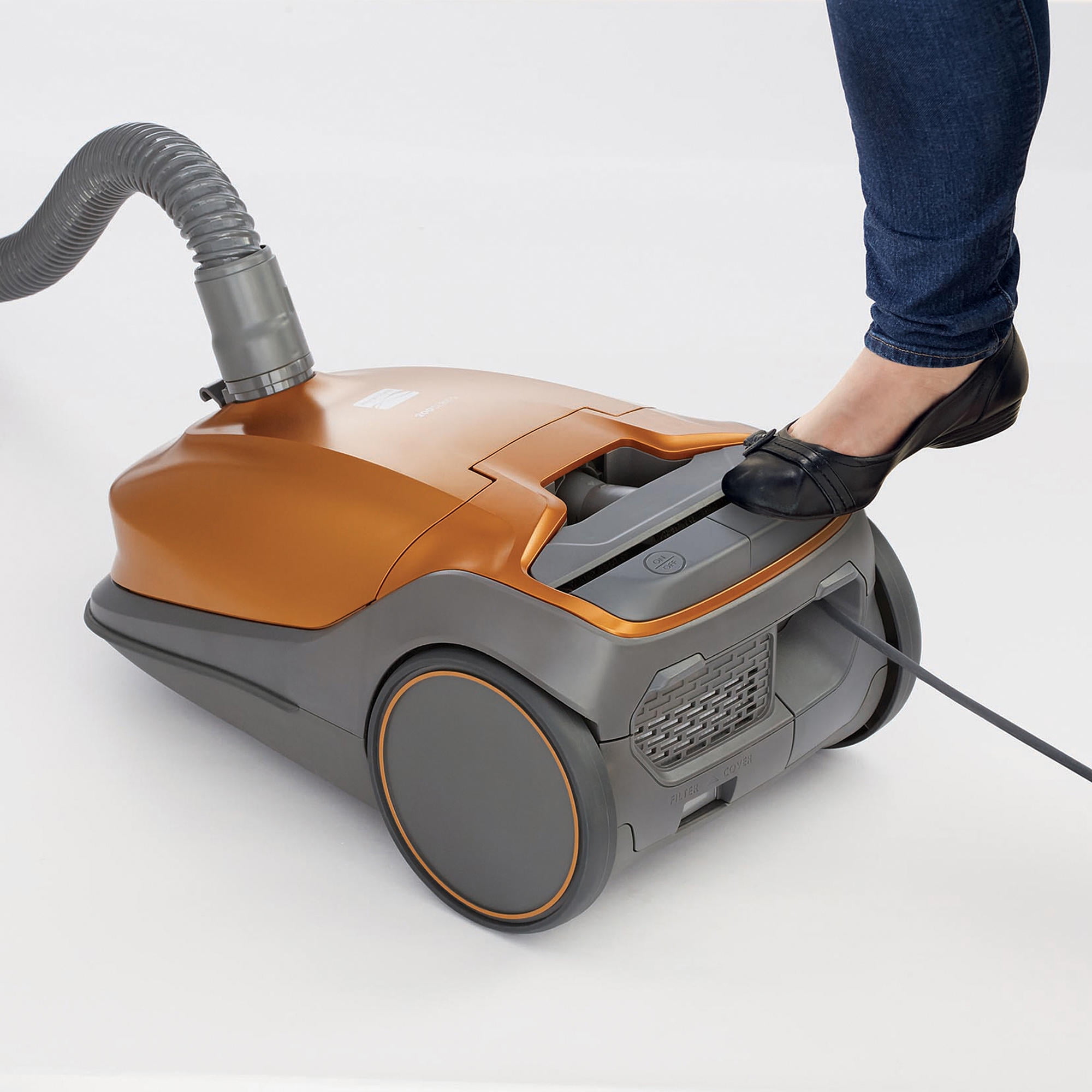 Kenmore 81214 200 Series Pet Friendly Lightweight Bagged Canister Vacuum with HEPA, 2 Motor System, and 3 Cleaning Tools-Orange - Image 4