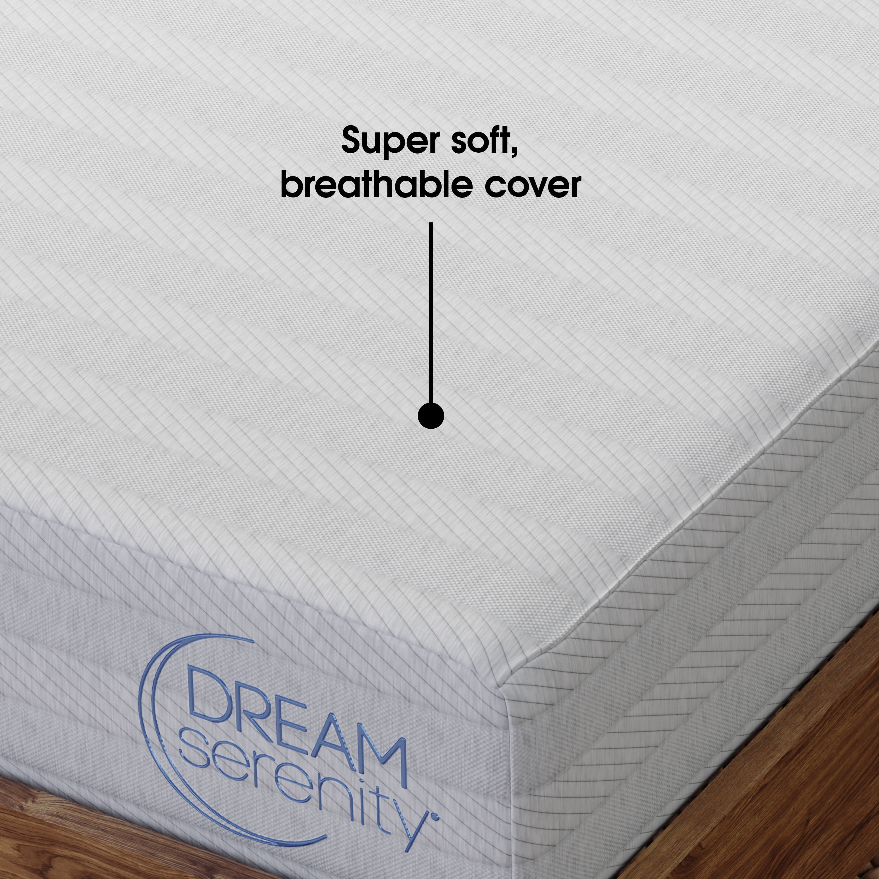 Dream Serenity Restorative 10" Gel Memory Foam Mattress, Firm, Twin - Image 4