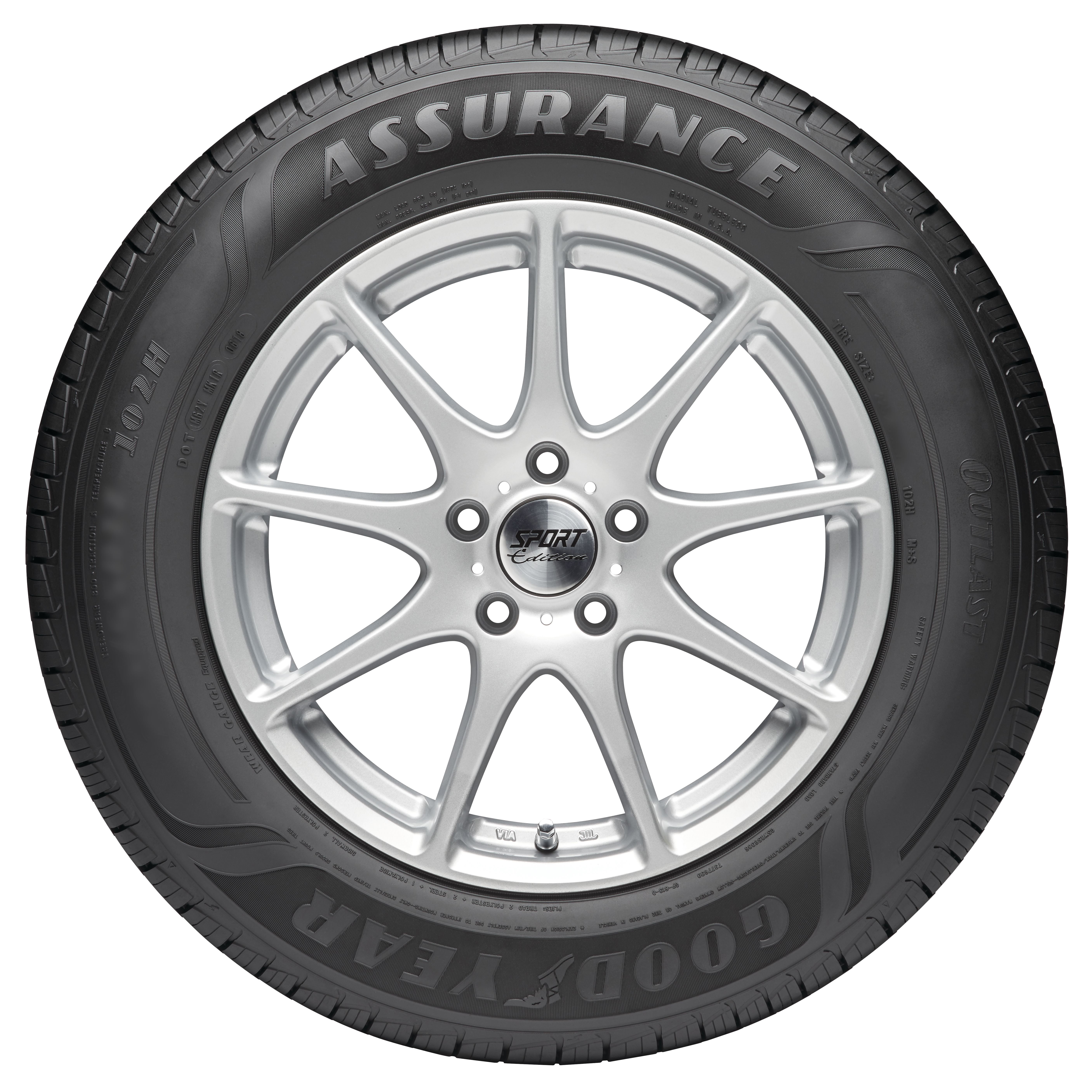 Goodyear Assurance Outlast All-Season 235/45R18 94V Tire - Image 3