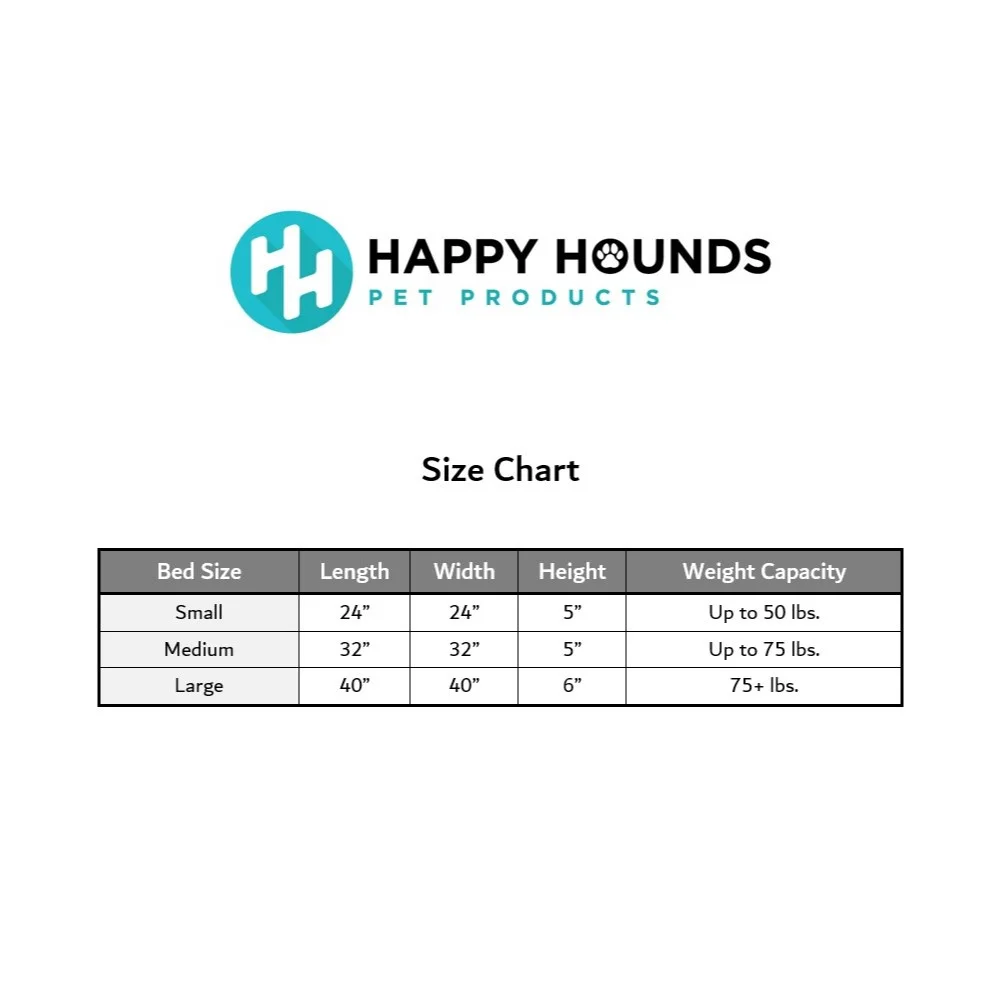 Happy Hounds Milo Square Tufted Dog Bed, Cobalt, Large (40 x 40 in.) - Image 9