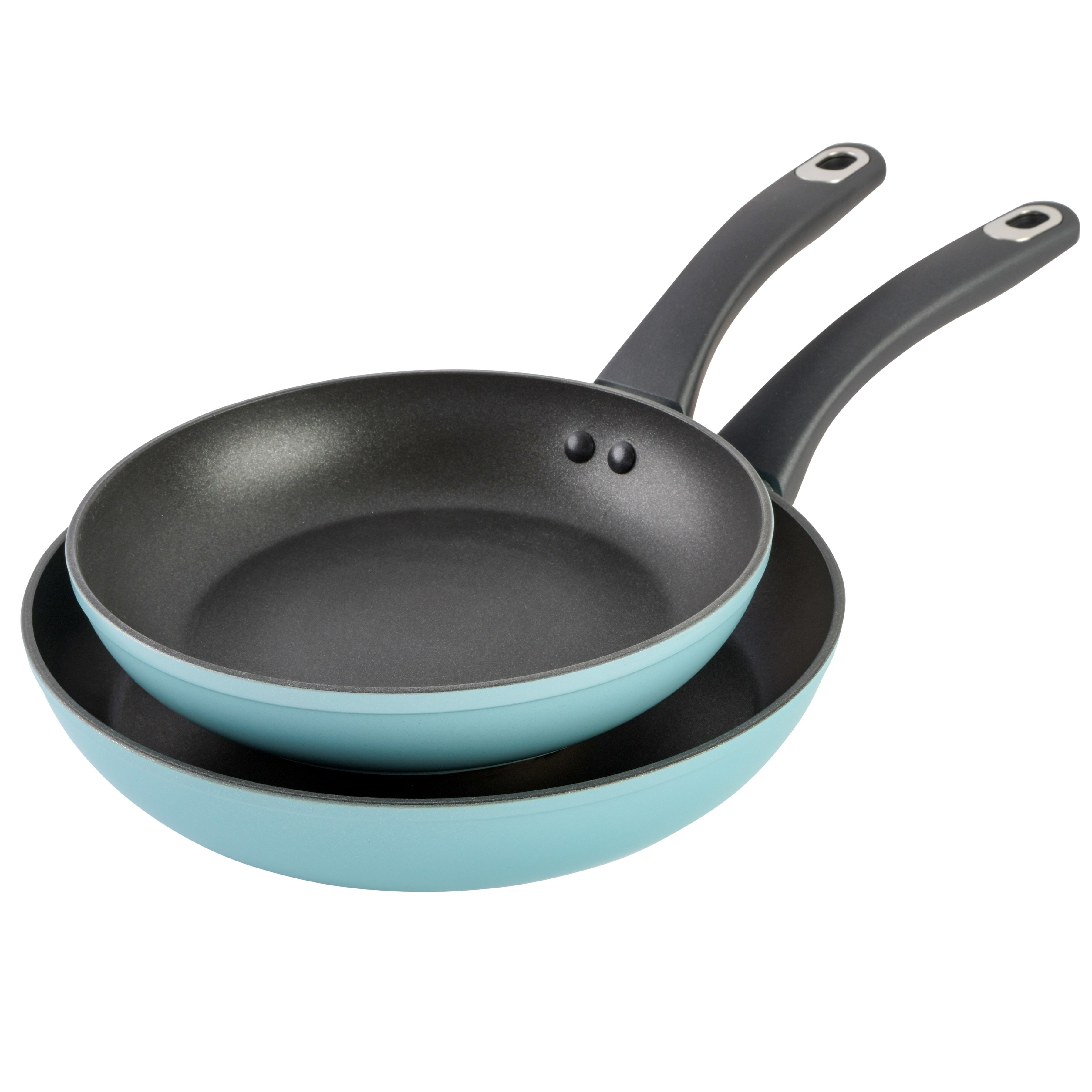 Martha Stewart Everyday Hearne 10-Piece Dusty Blue Enamel Aluminum Cookware Set - Image 6