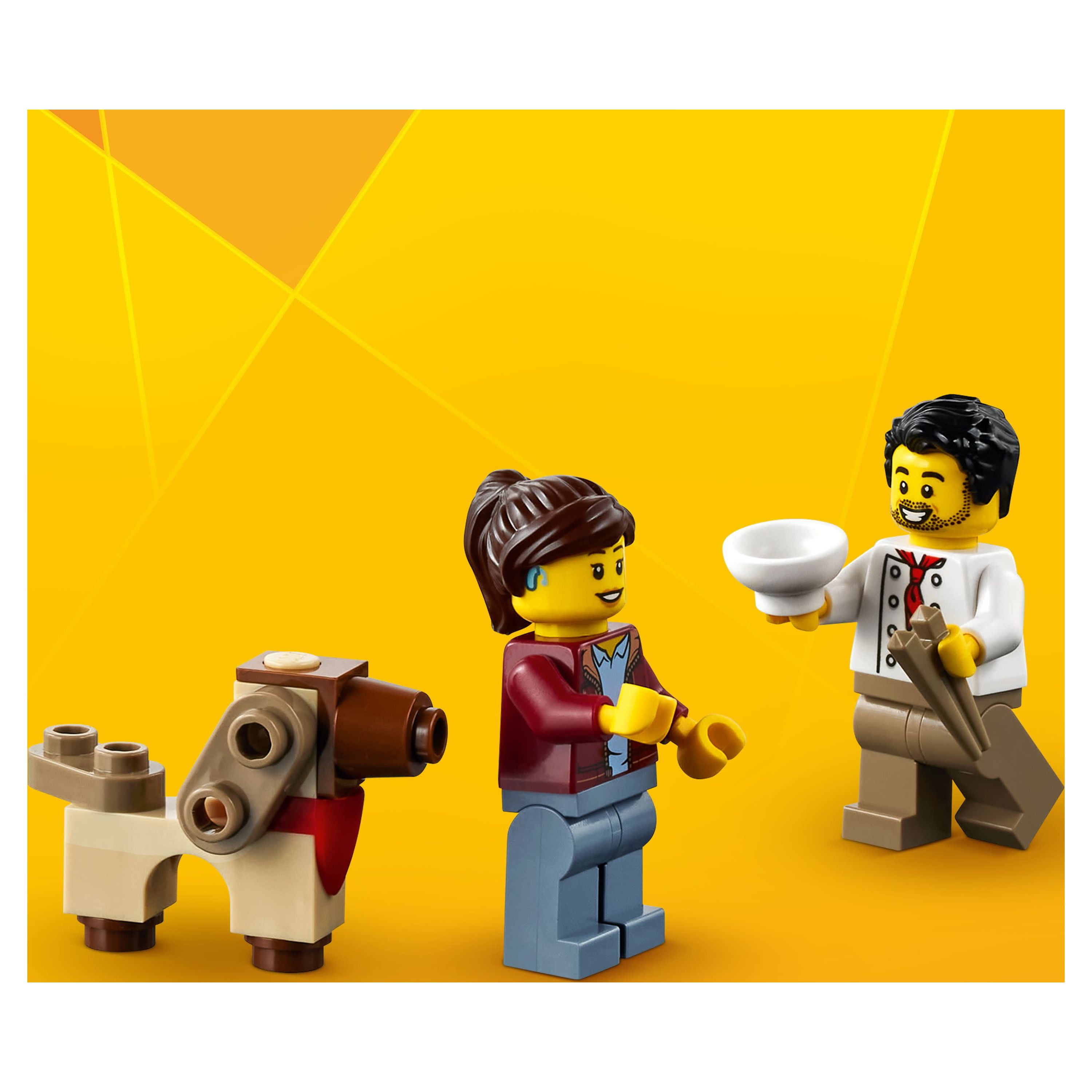 LEGO Creator 3 in 1 Downtown Noodle Shop House, Transforms from Noodle Shop to Bike Shop to Arcade, Modular Building Set, Toy Gift for Kids 8 Years and Up, 31131 - Image 3