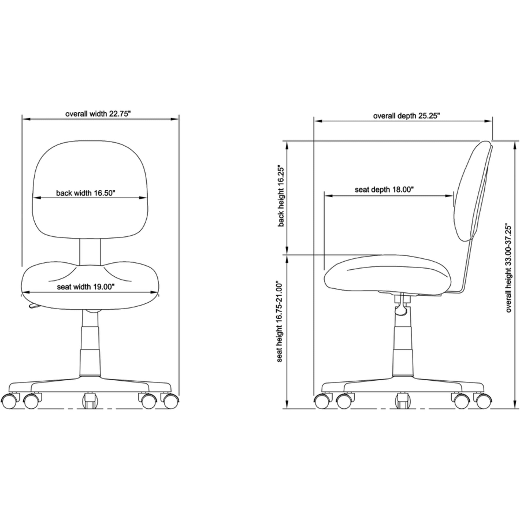 LYS Multi-task Black Chair - Image 2