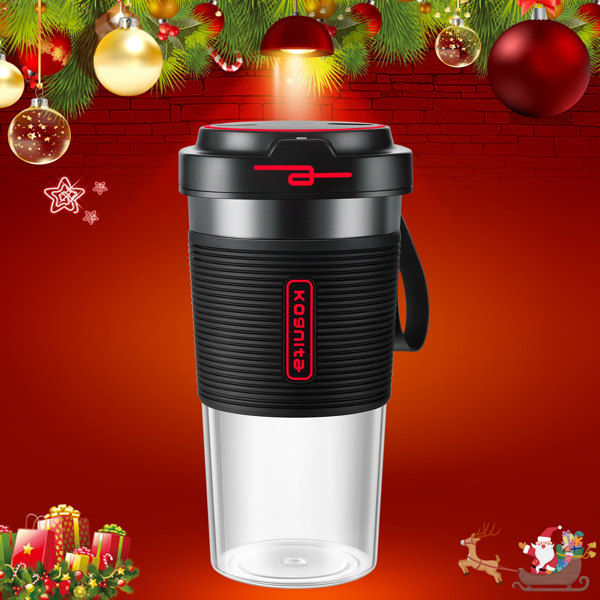 Kognita Portable 17 oz Battery Powered Blender, Black - Image 8