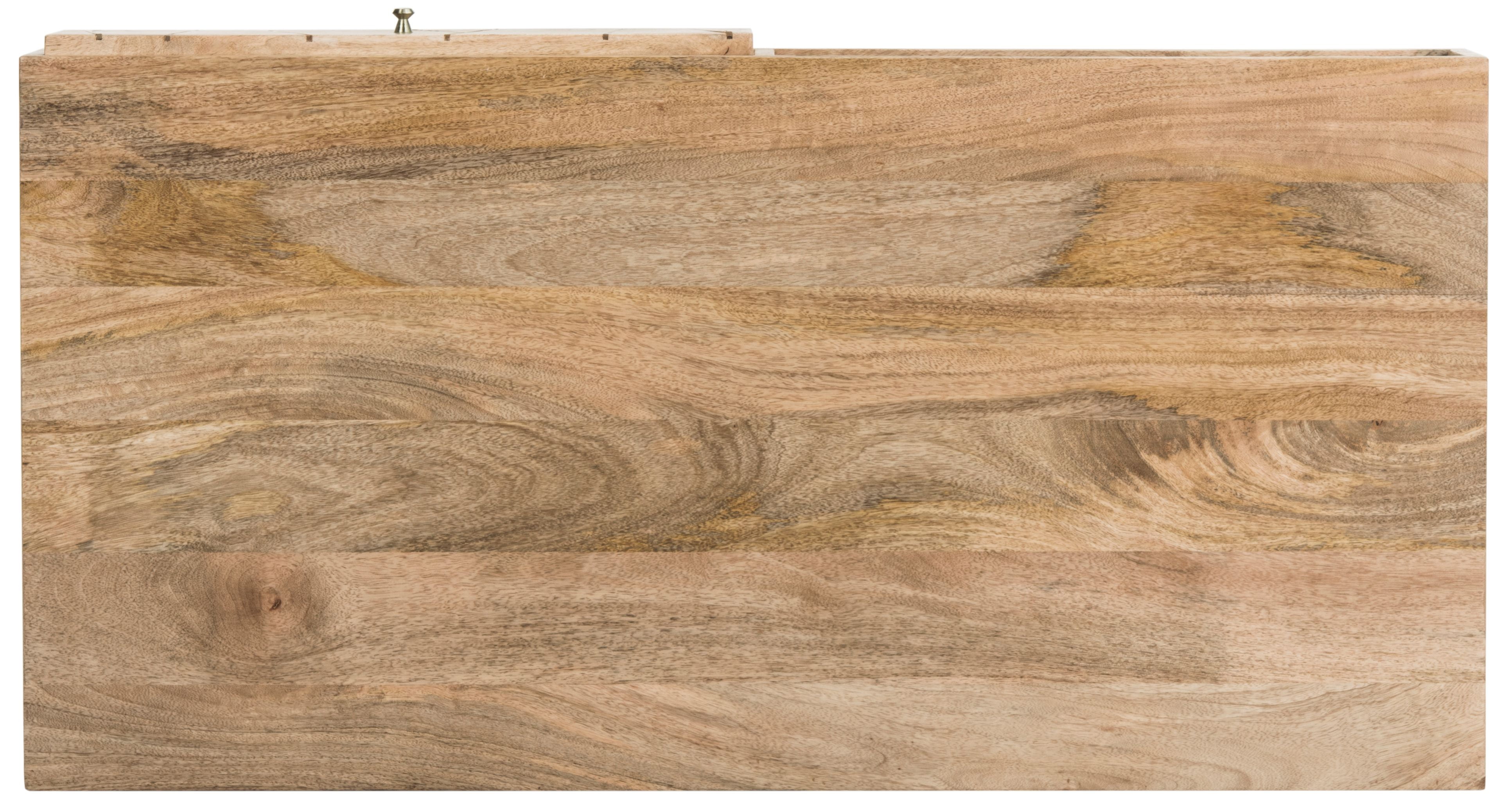 SAFAVIEH Marigold Mid-Century Coffee Table with Drawer, Natural - Image 8