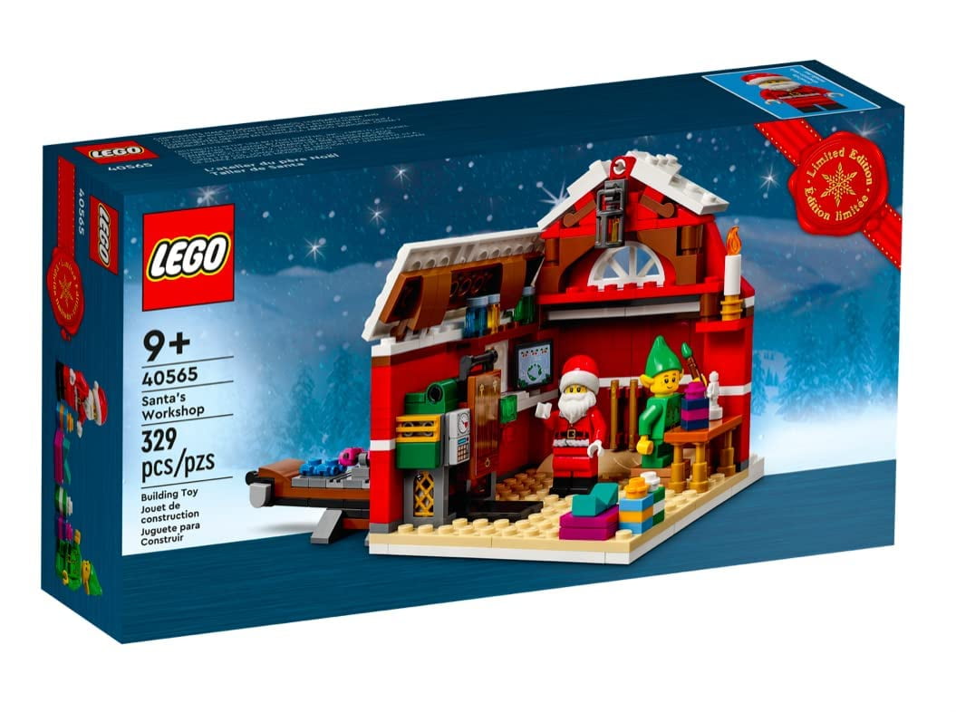 LEGO Seasonal Santa Claus Workshop Interlocking Block Building Sets - Image 2