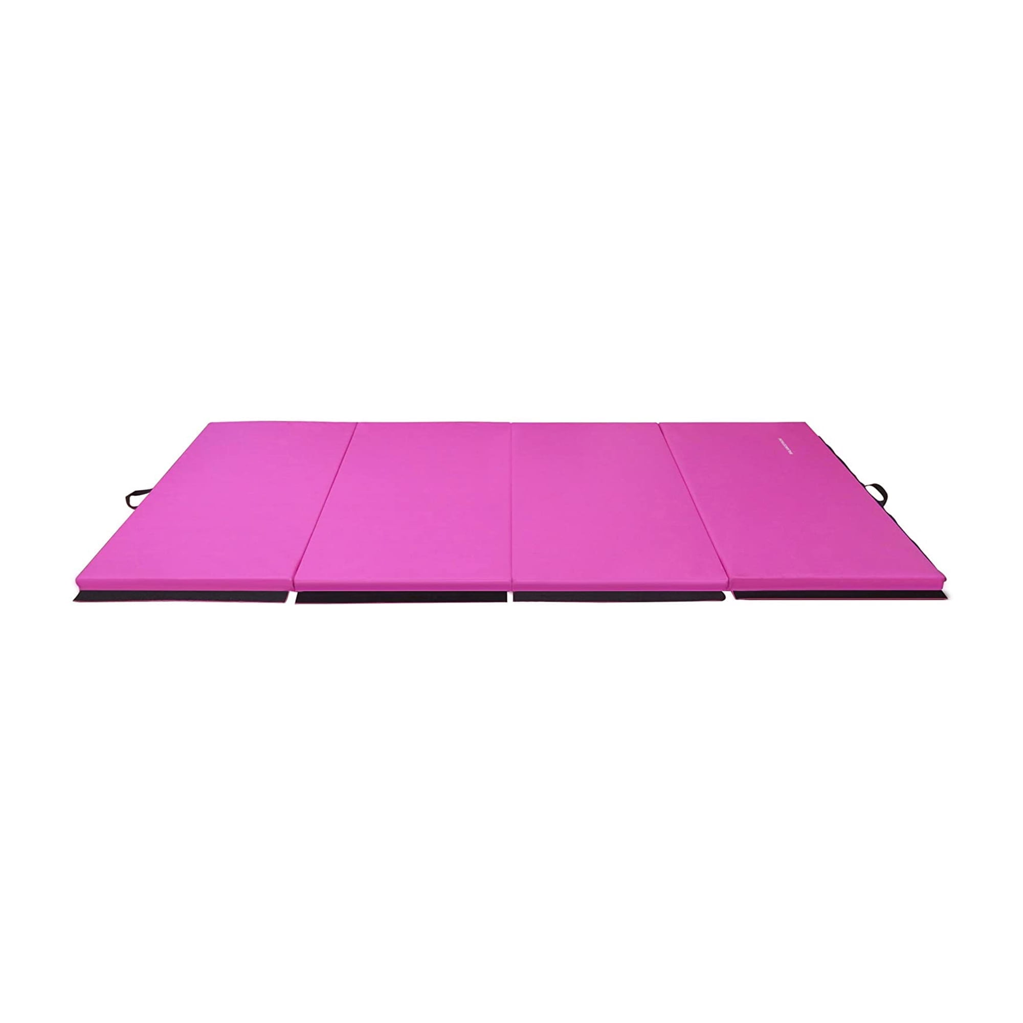 BalanceFrom All Purpose 4'x10'x2" Extra Thick High Density Anti Tear Gymnastics Gym Folding Exercise Aerobics Mats, Pink - Image 9