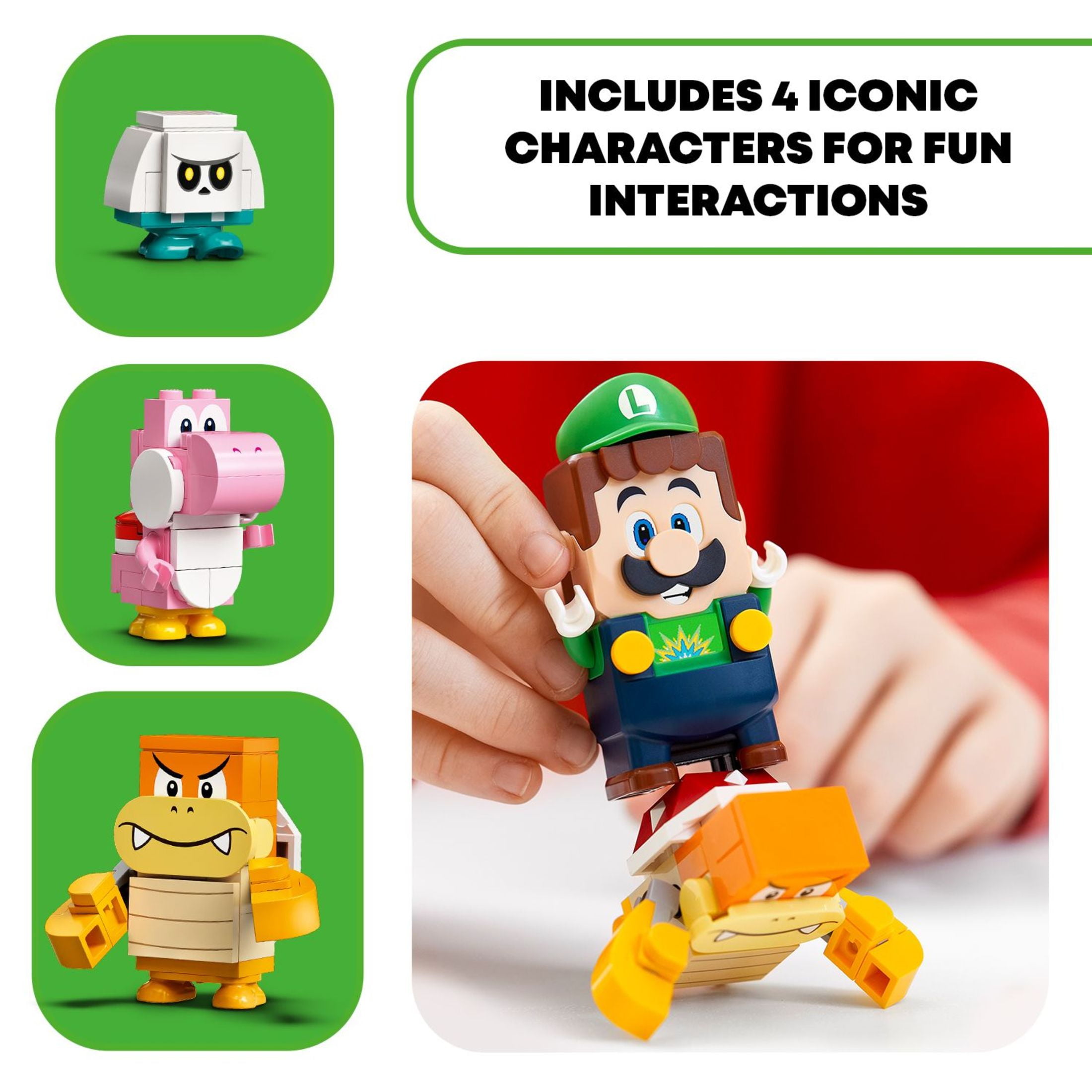 LEGO Super Mario Adventures with Luigi Starter Course 71387 Building Toy Playset (280 Pieces) - Image 8