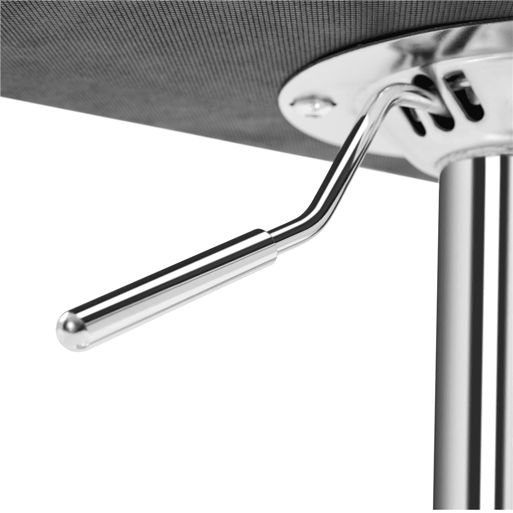 Renwick Adjustable Modern Faux Leather Mid-Back Bar Stool, Set of 2, Black - Image 10