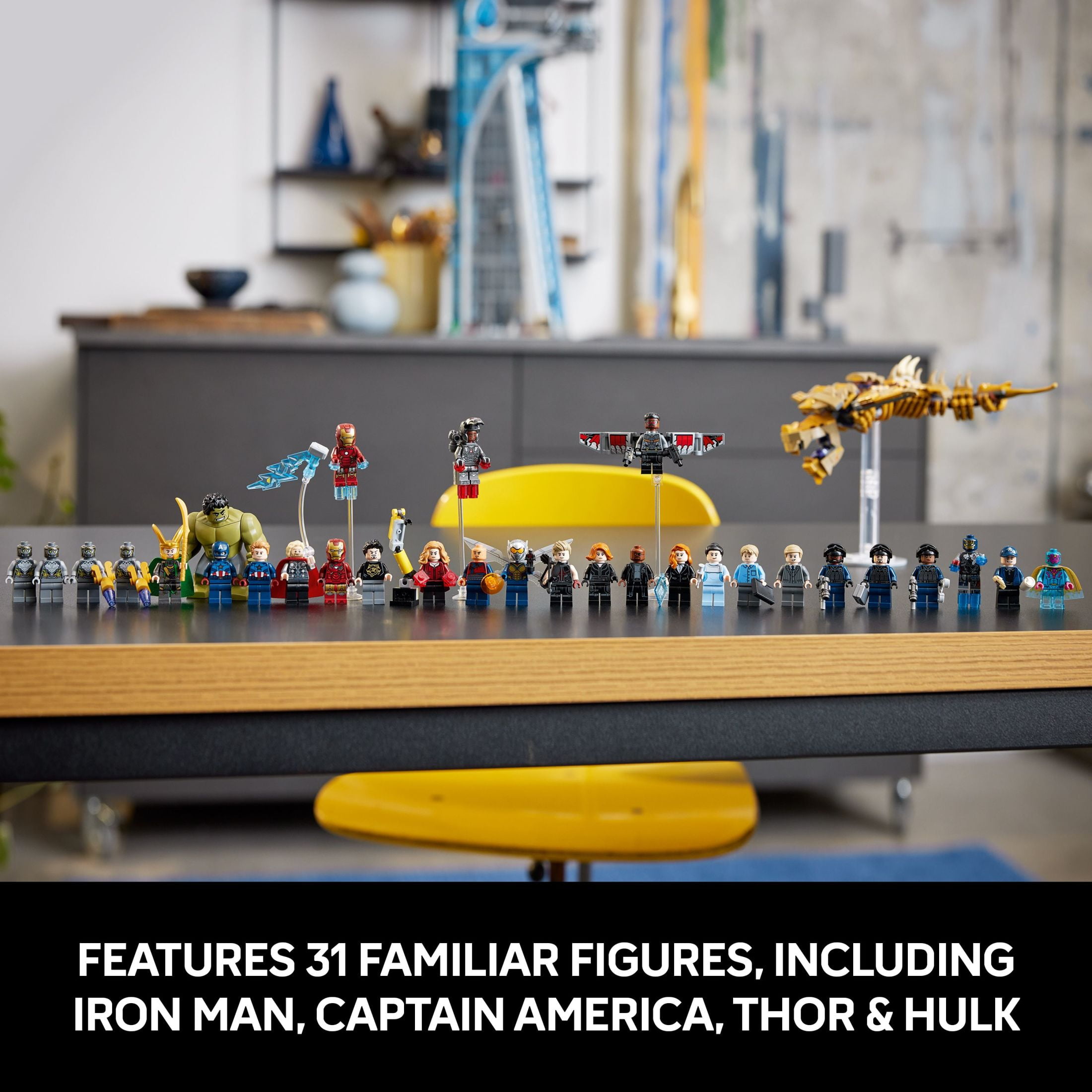LEGO Marvel Avengers Tower Building Kit, Detailed Recreation of the Iconic HQ Featuring Classic Movie Scenes, 31 Figures and Accessories, Gift for Marvel Fans and Model-Makers, 76269 - Image 3