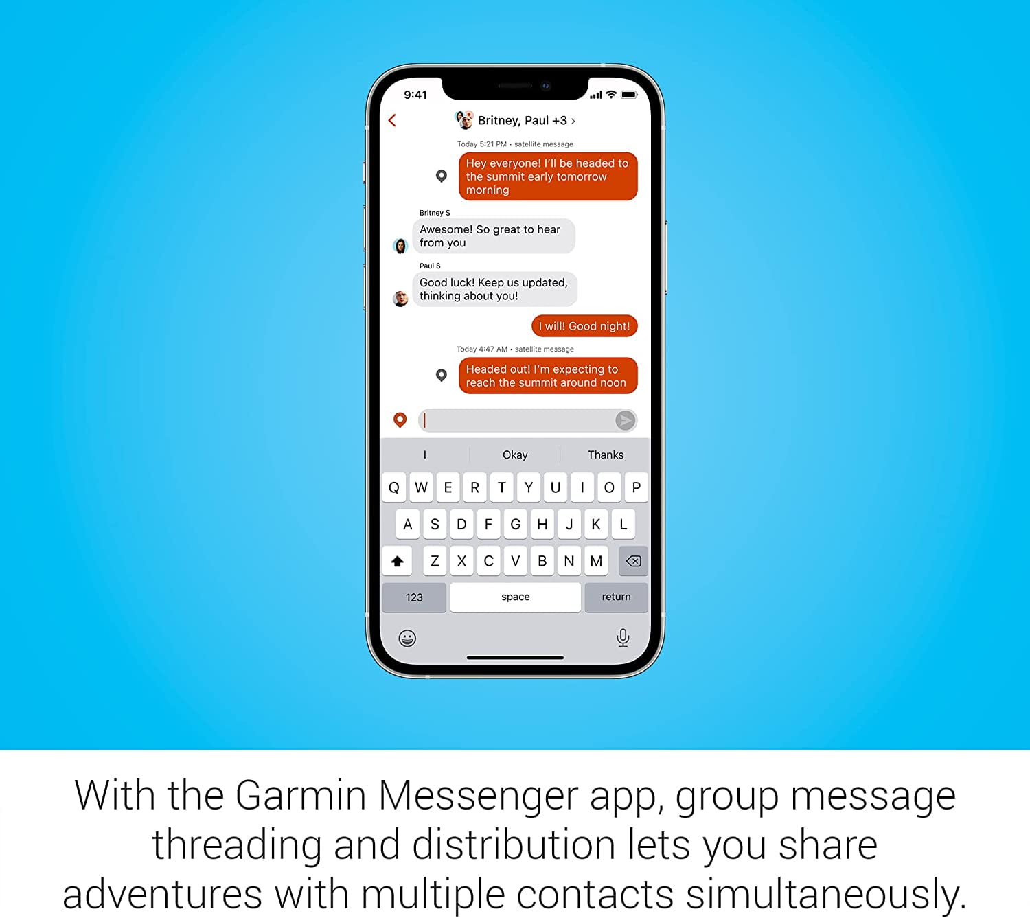 Garmin inReach® Messenger Handheld Satellite Communicator, Global Two-Way Messaging - Image 2