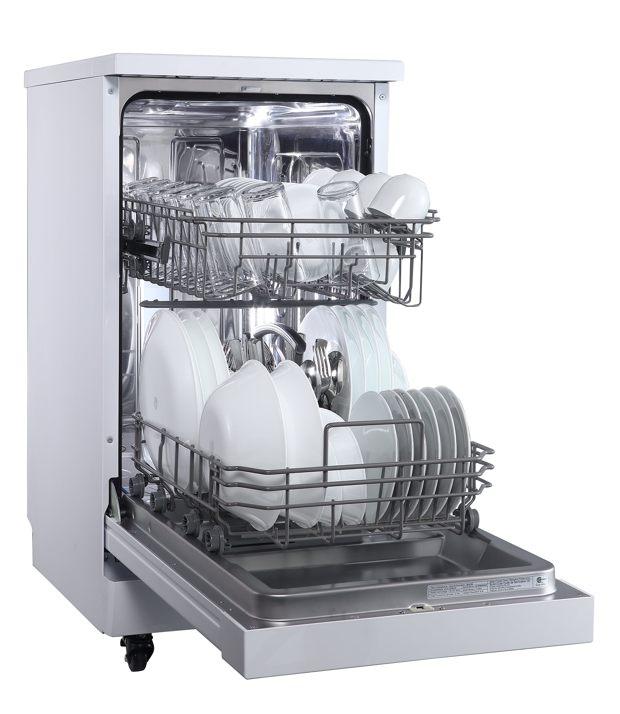 Hamilton Beach 18" Portable Dishwasher in White - Image 10