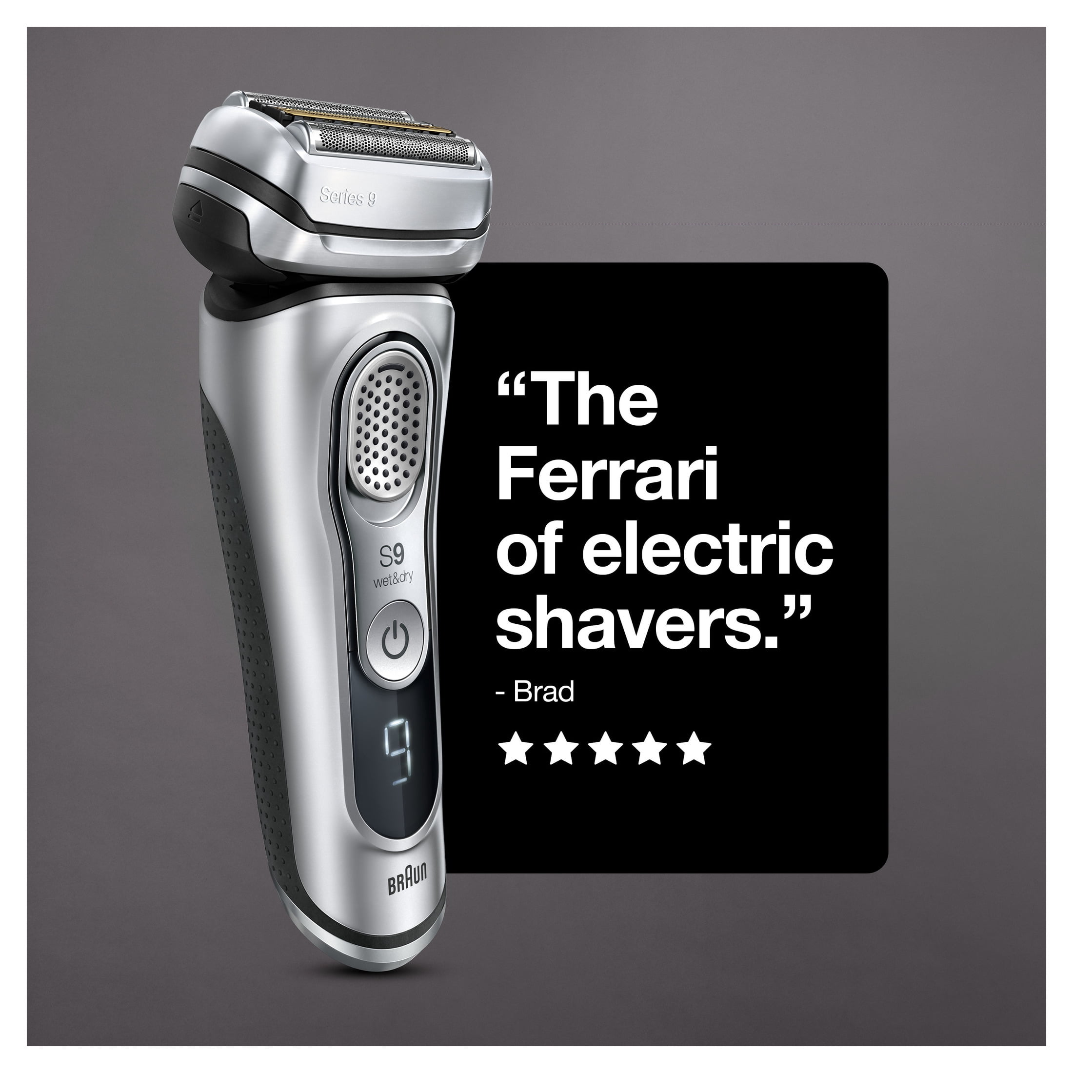 Braun Series 9 9370cc Rechargeable Wet Dry Men's Electric Shaver with Clean Station - Image 6