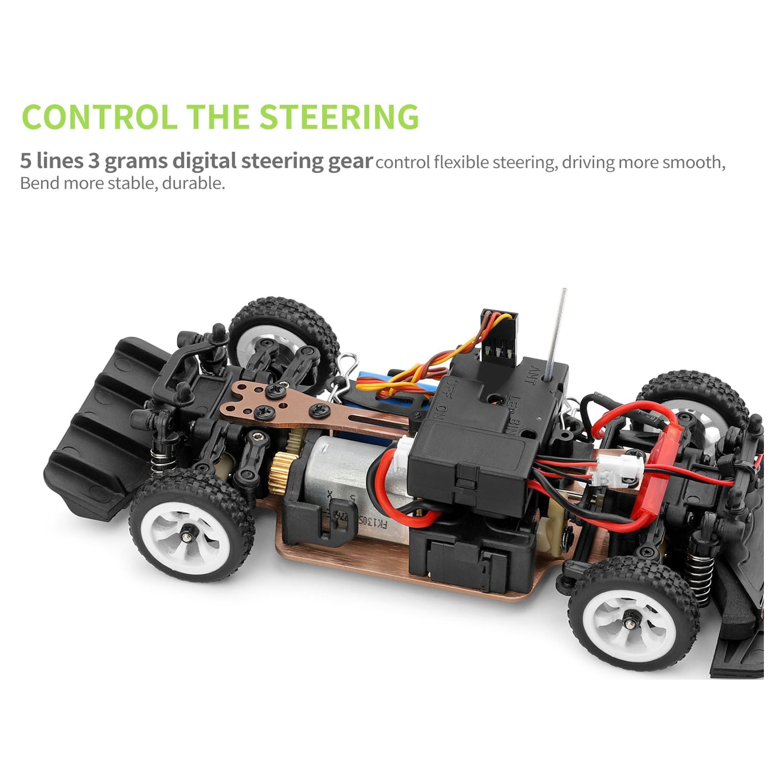 WLtoys 284131 RC Car 1/28 Short Truck Car 2.4GHz RC Race Car 30km/h High Speed Kids Gift RTR with Metal Chassis - Image 3