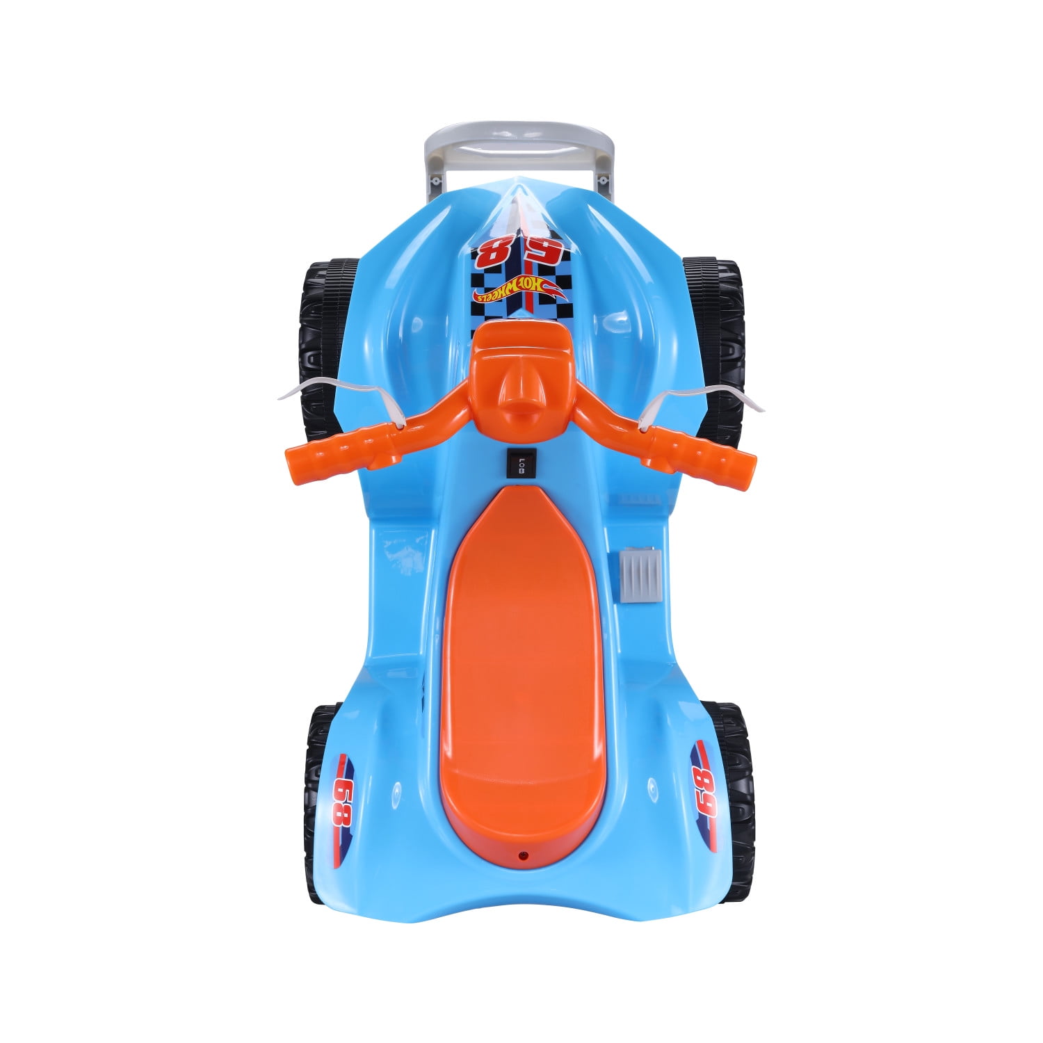 Licensed Hot Wheels 6V Battery Powered Ride on ATV for Kids Ages 2-5 Years Old, Blue - Image 12