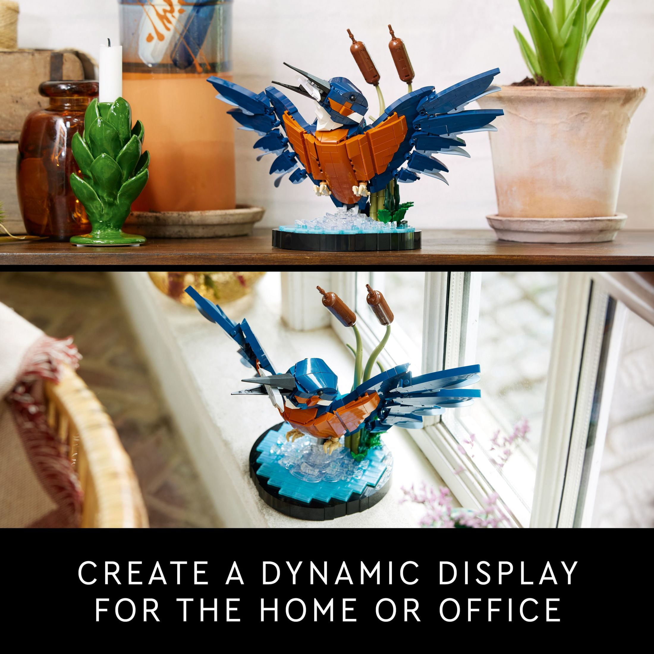 LEGO Icons Kingfisher Bird Model Building Kit - Detailed Building Block Set for Adults, 18+ - Relaxing DIY Craft for Bird Lovers - Gift for Graduation - 10331 - Image 2