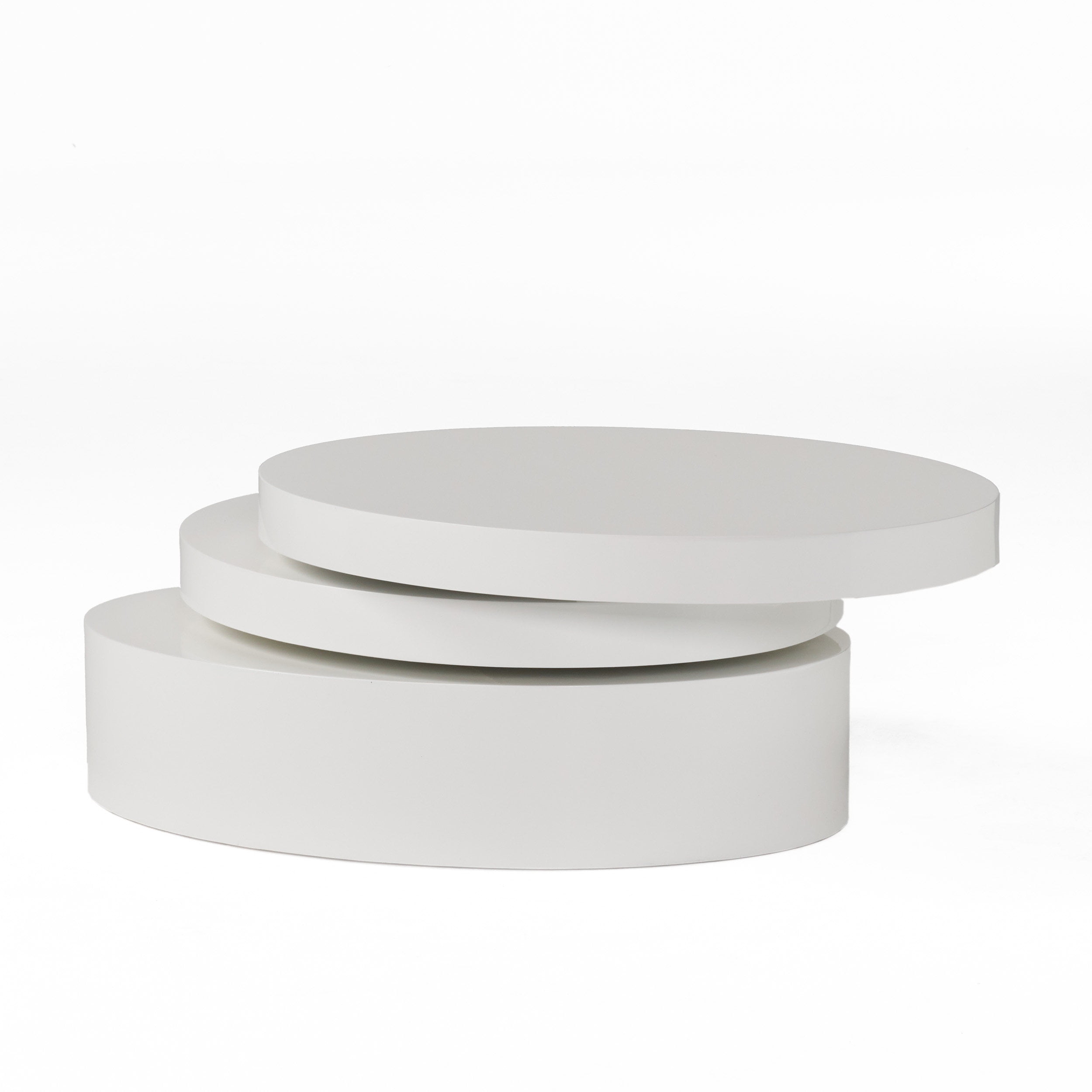 Lagom Small Oval Mod Rotatable Coffee Table - Image 5