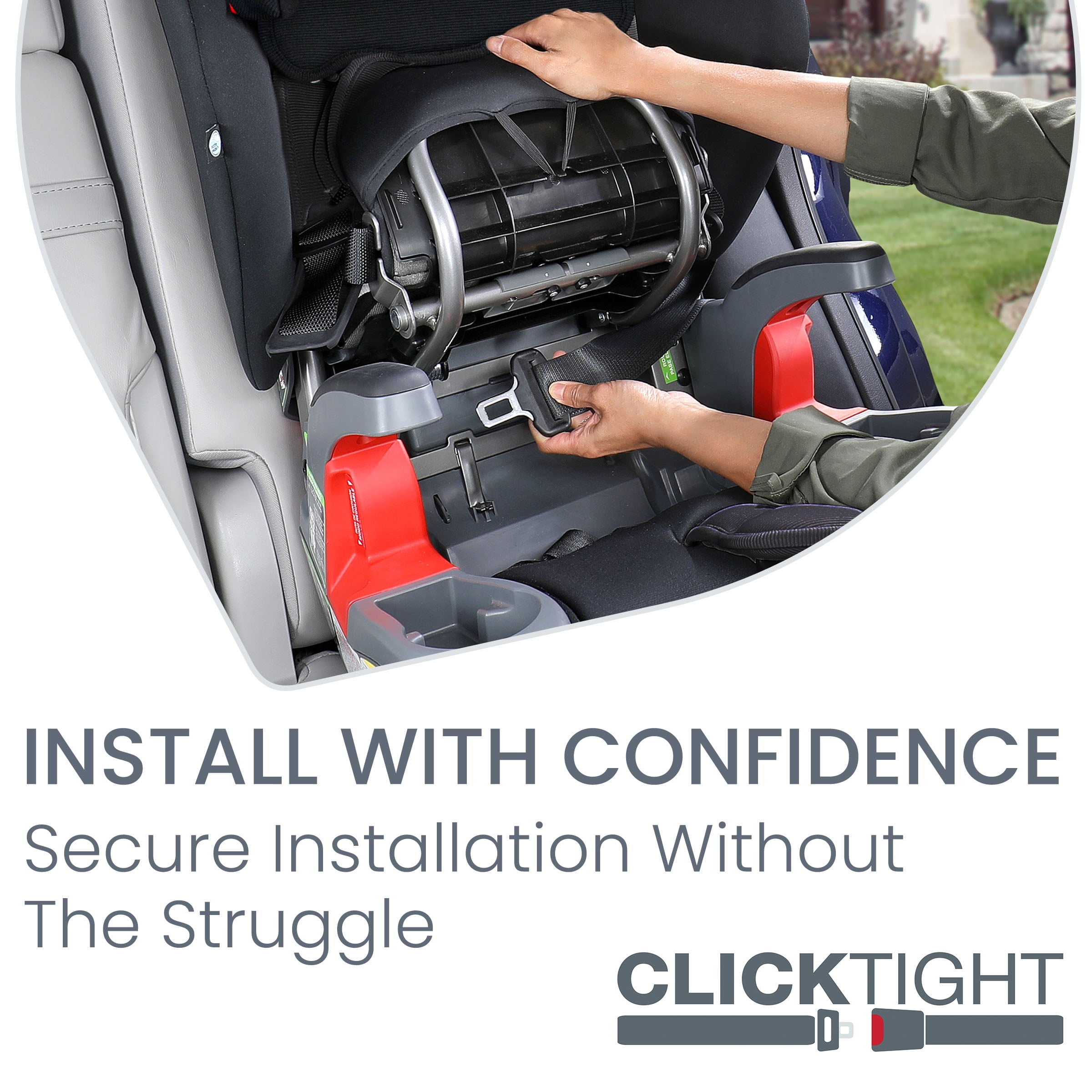 Britax Grow With You ClickTight Harness-2-Booster Car Seat, 2-in-1 High Back Booster, Black Contour - Image 5