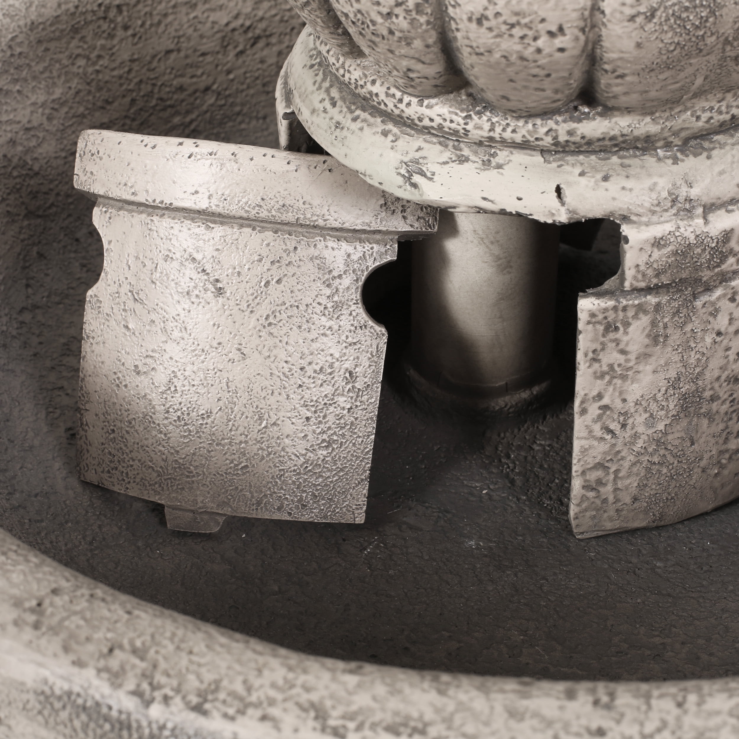 Noble House Shaffer Outdoor 4 Spout Fountain, Light Brown - Image 8