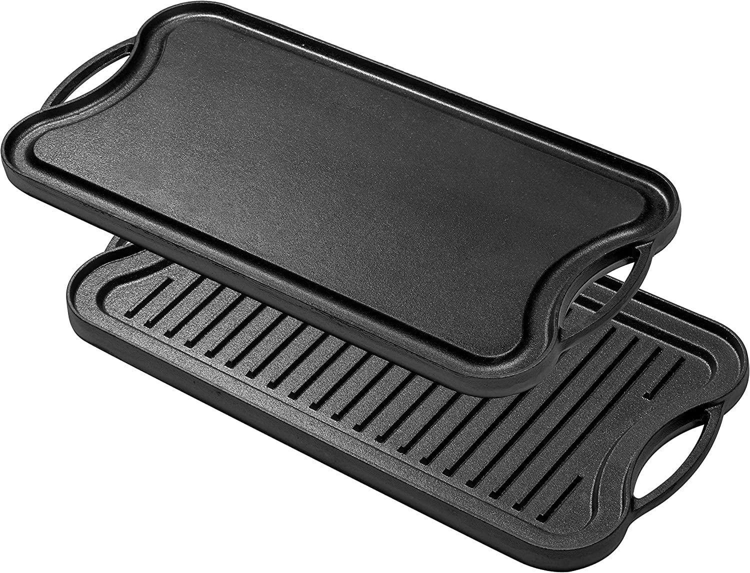 Bruntmor Pre-Seasoned 10.4'' Cast Reversible Griddle - Image 4