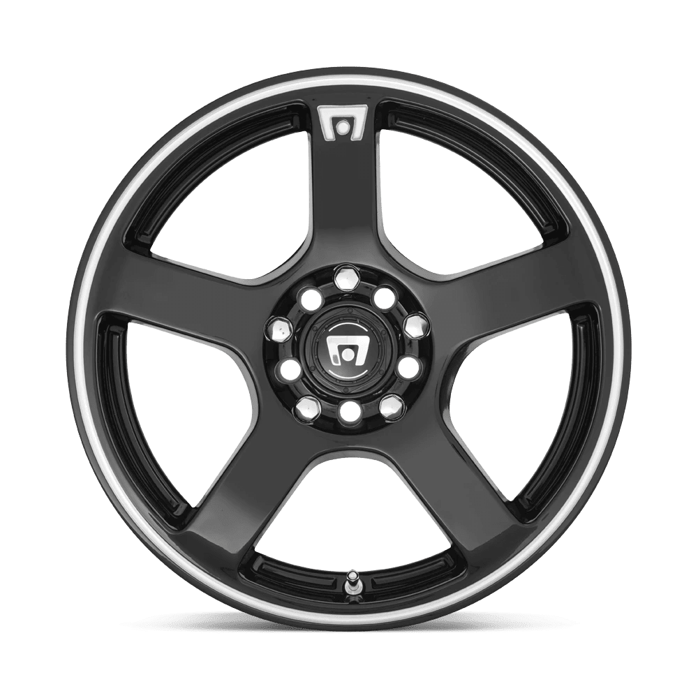 Motegi Aluminum Rim MR116 FS5 16X7in Gloss Black Machined Flange Finish, MR11667001340 - Image 2