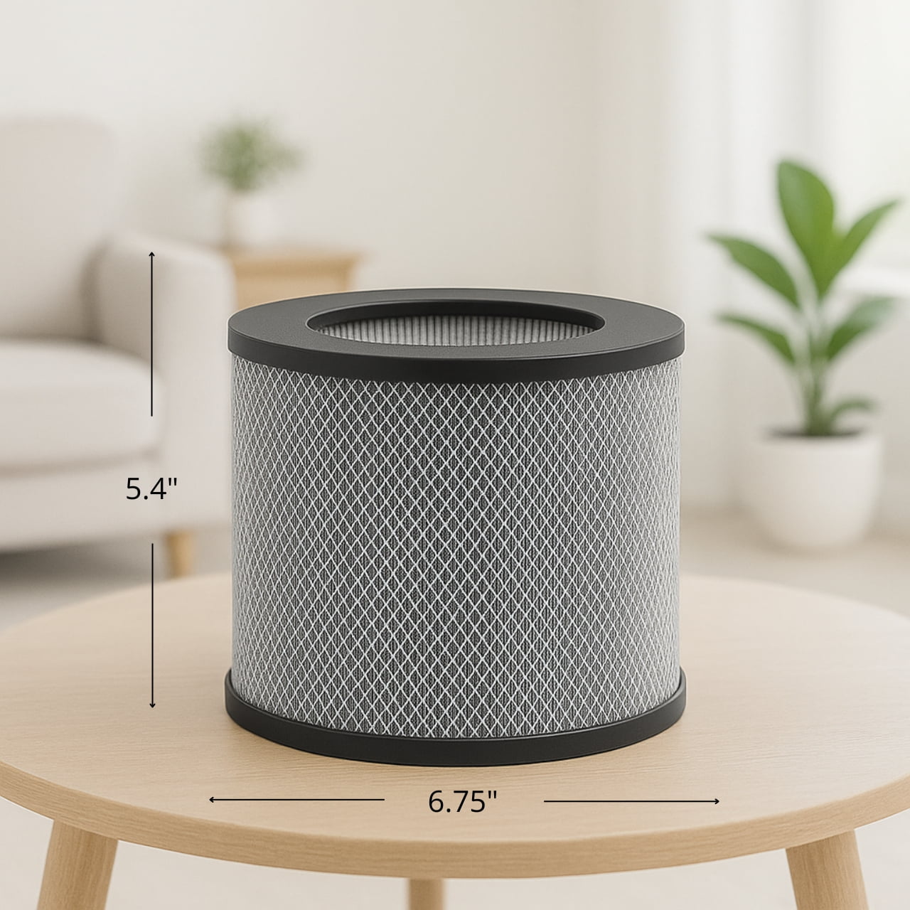 Nispira 3-in-1 True HEPA 2780A Filter Replacement Compatible with Bissell Air Purifier, Myair, 2780A Part 2801. 3 Pack - Image 2