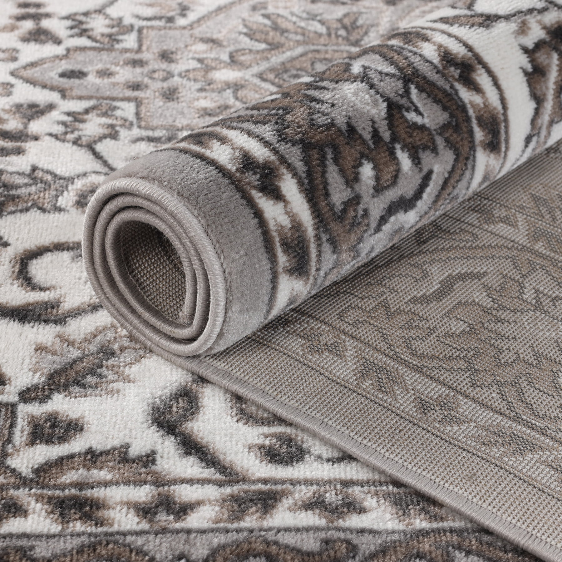 Superior Glendale Oriental Medallion Indoor Area Rug, 7'x9', Rivulet - Image 4