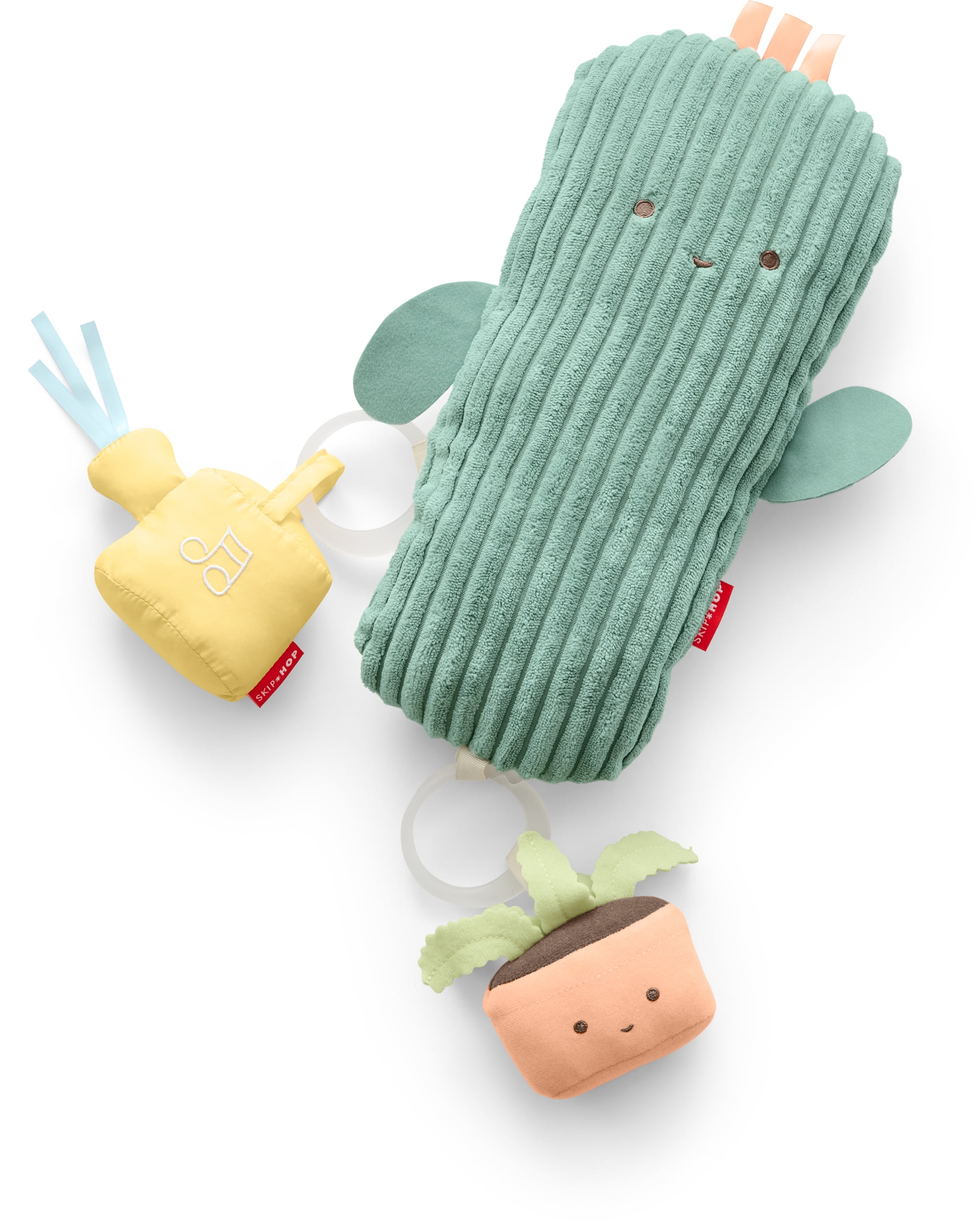 Skip Hop Baby Tummy Time Mat 3-in-1 Activity Play Gym for Ages 0-2y, Garden Oasis Green Multi - Image 6