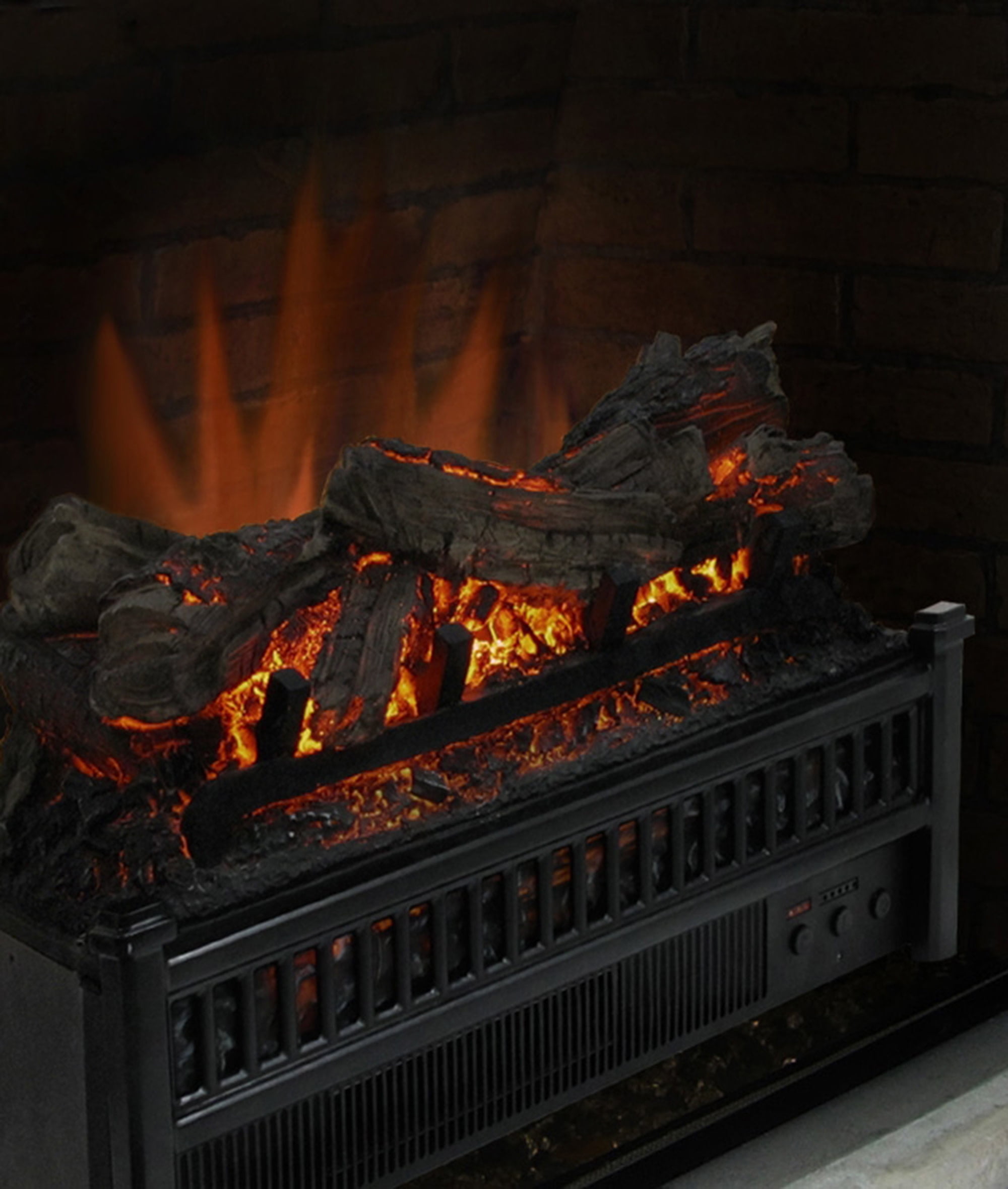 Pleasant Hearth LH-24 Electric Log Insert with Heater - Image 4
