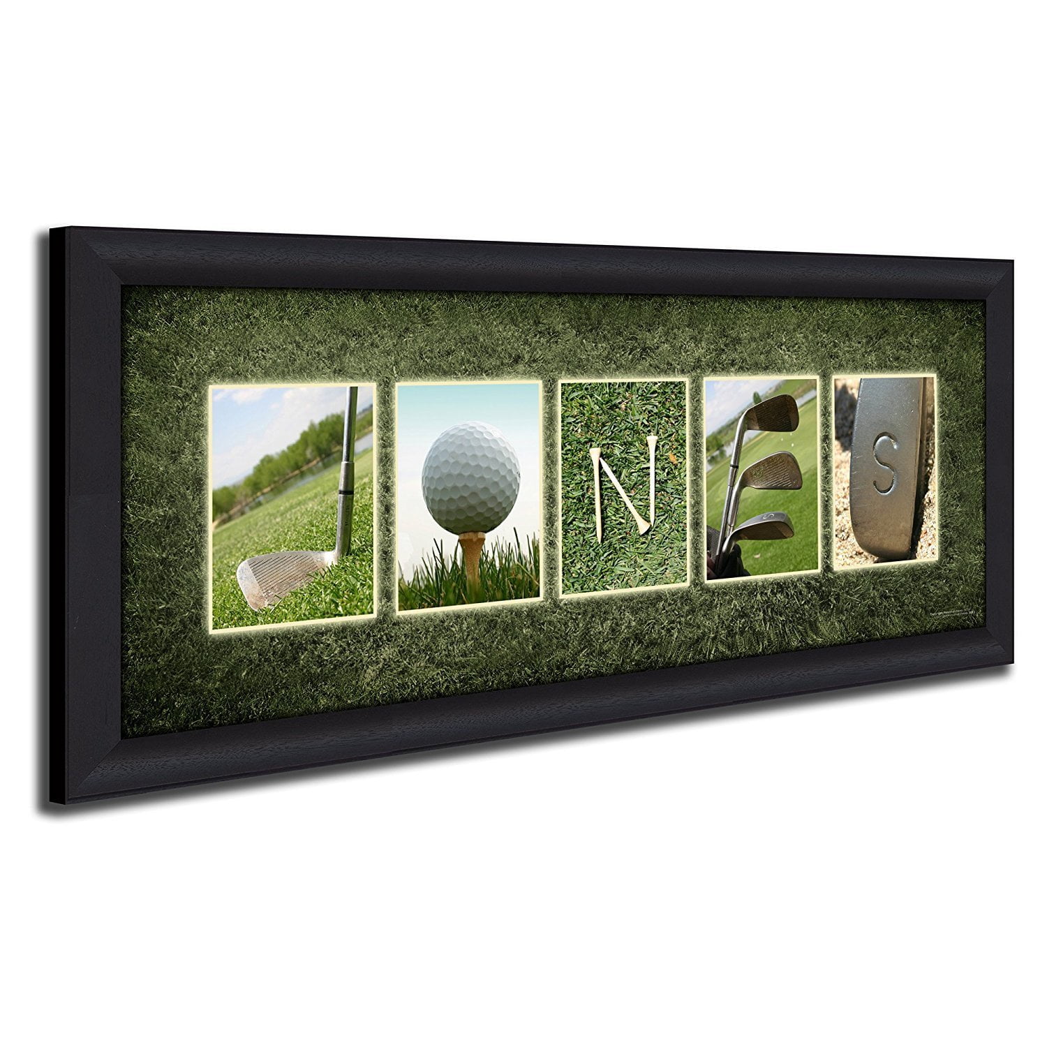 Personalized Golf Framed Canvas Wall Art, Live Preview, Choose Each Photo, Multiple Options - Image 2