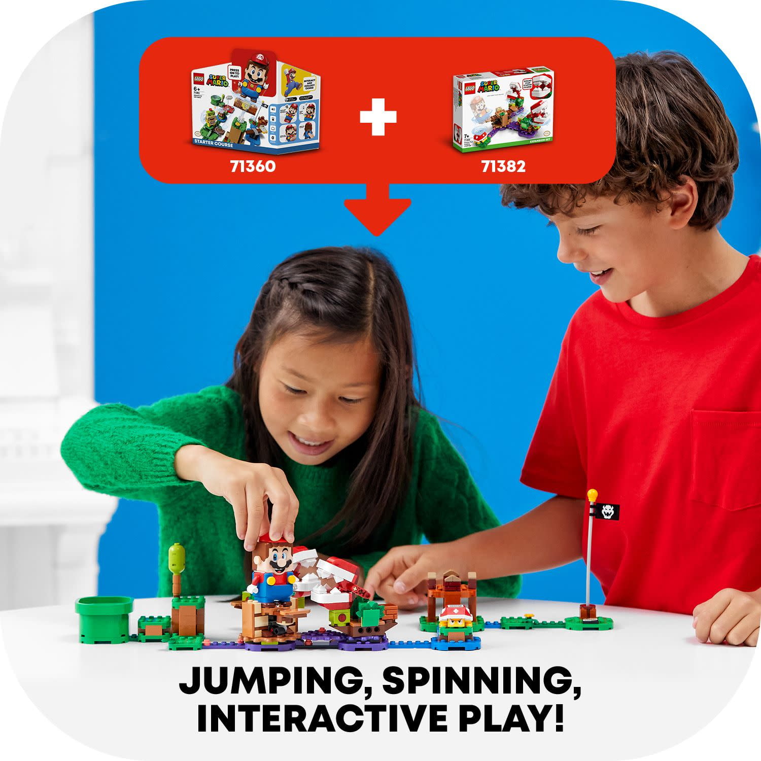 LEGO Super Mario Piranha Plant Puzzling Challenge Expansion Set 71382 Building Kit; Unique Toy for Creative Kids (267 Pieces) - Image 3