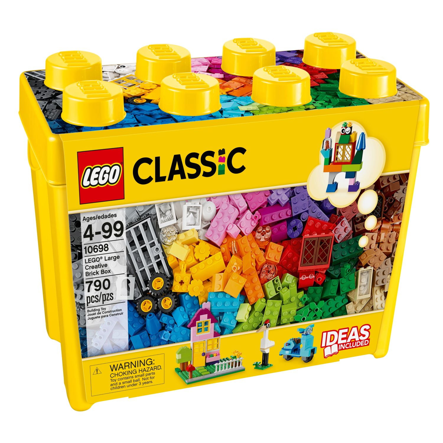 LEGO Classic Large Creative Brick Box 10698 Play and Be Inspired by LEGO Masters, Toy Storage Solution for Home or Classrooms, Interactive Building Toy for Kids, Boys, and Girls - Image 5