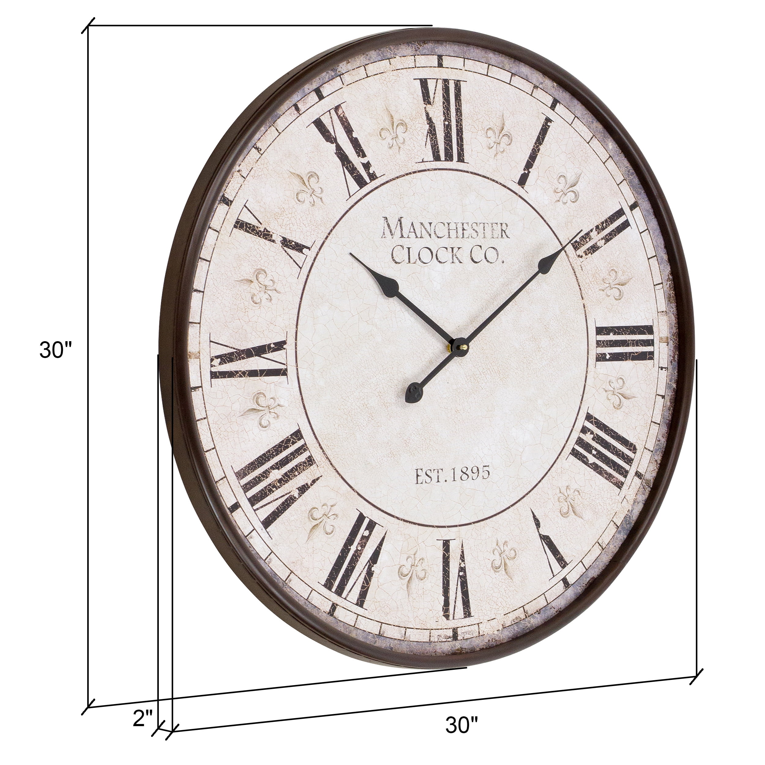 Valerie Large Round Wall Clock - Image 3