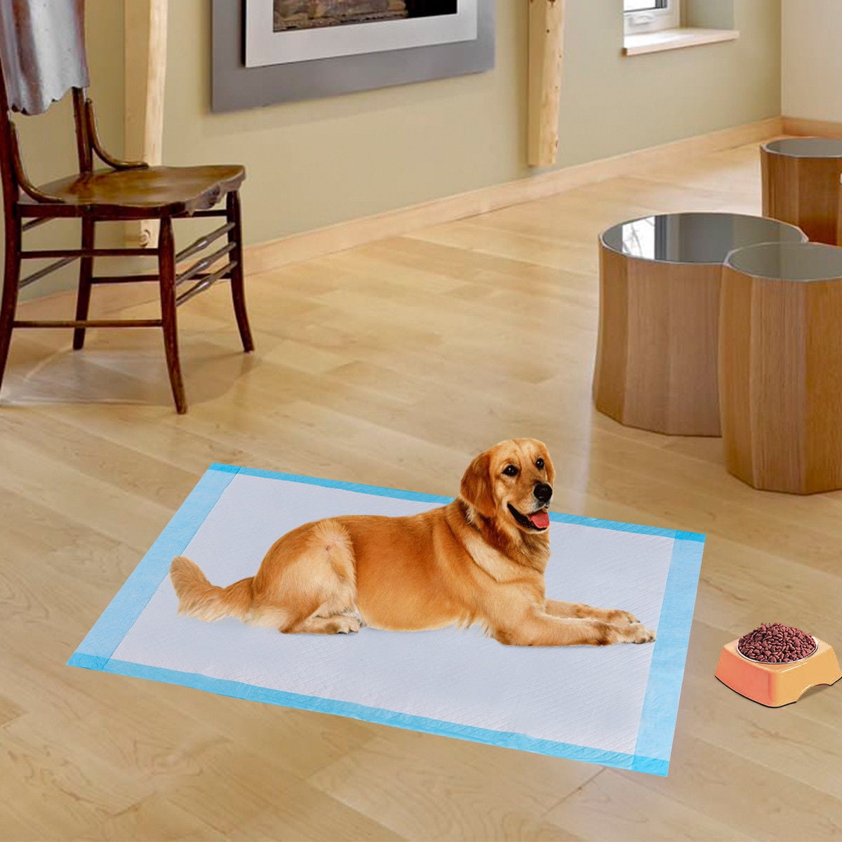 Costway 100 PCS 30''x 36'' Puppy Pet Pads Dog Cat Wee Pee Piddle Pad training underpads - Image 5