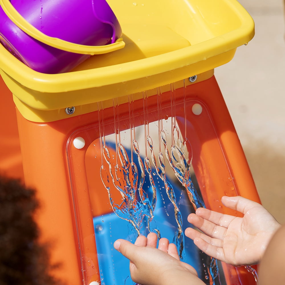Step2 Car Wash Splash Center Blue Plastic Water Table for Toddlers - Image 2
