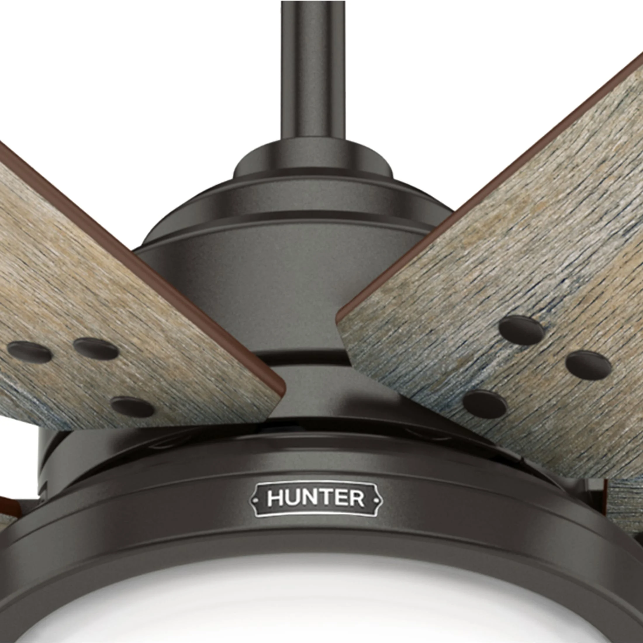 Hunter - Warrant Indoor Ceiling Fan With Light, Wall Control, 60-inch, Noble Bronze, Casual-style, 6-speed, Energy Star, 59461, for living rooms, bedrooms, home offices, kitchens - Image 8