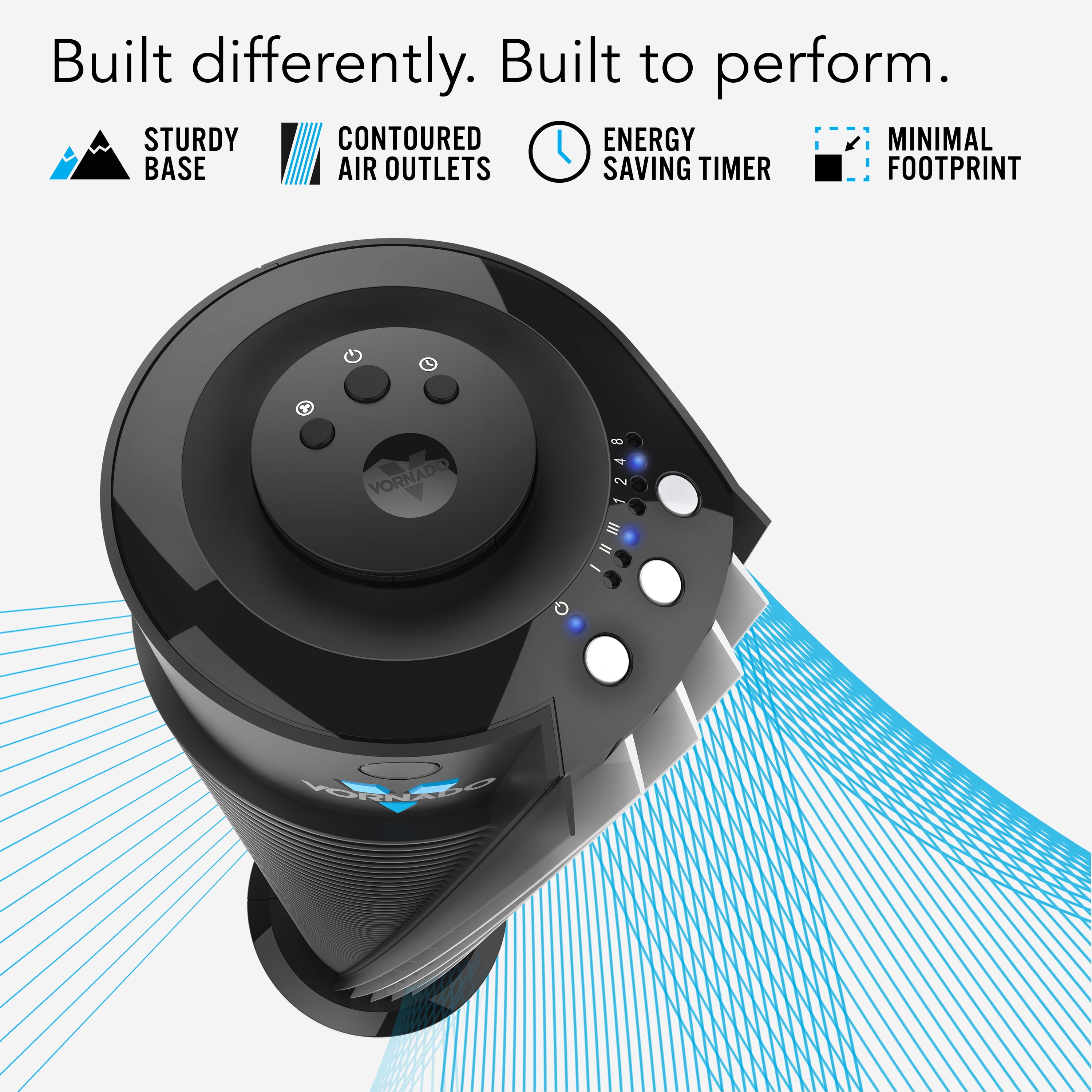 Vornado 143 Whole Room Tower Fan, 29" Tall, Black (New) - Image 7