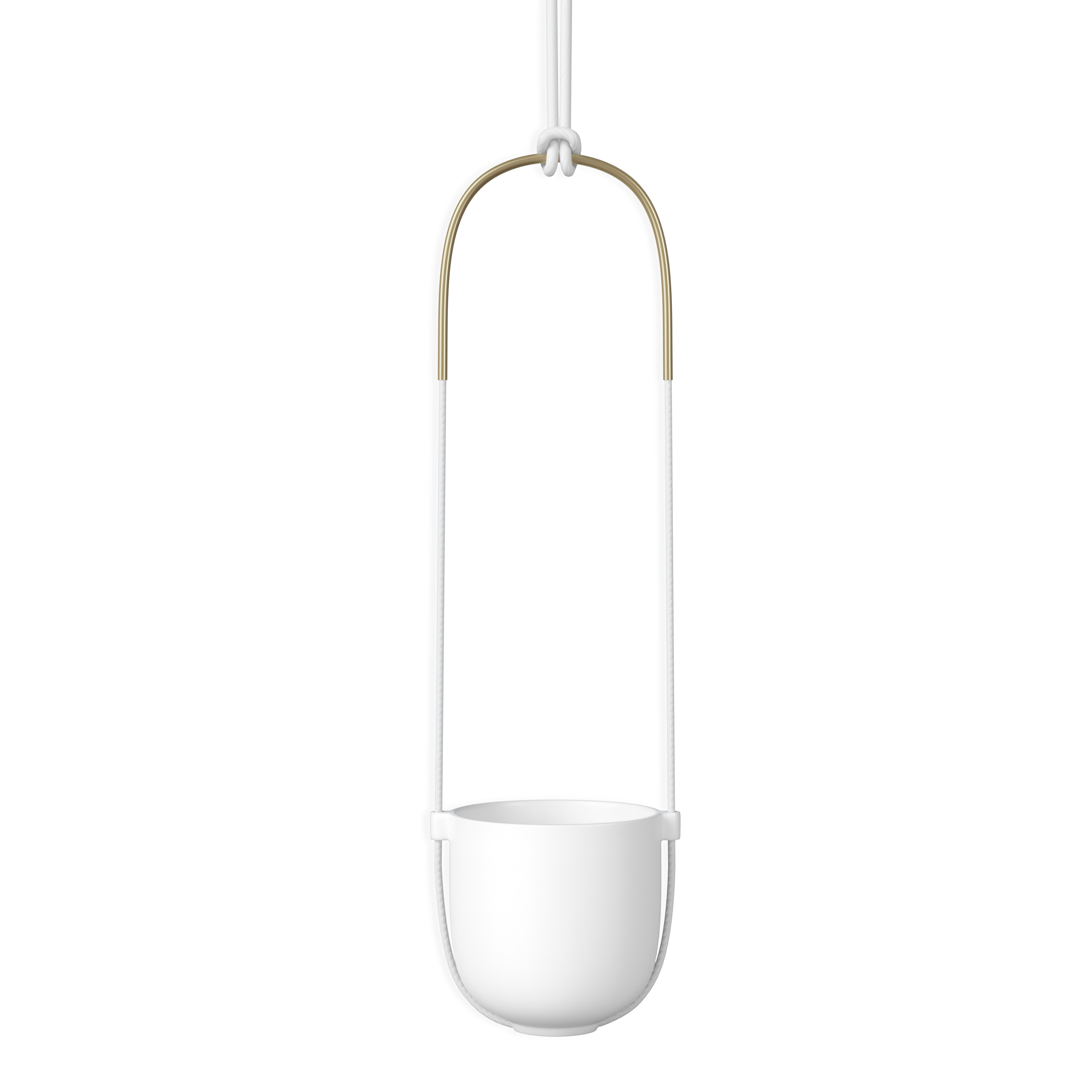 Umbra Bolo Ceramic Hanging Wall Planter White - Image 15
