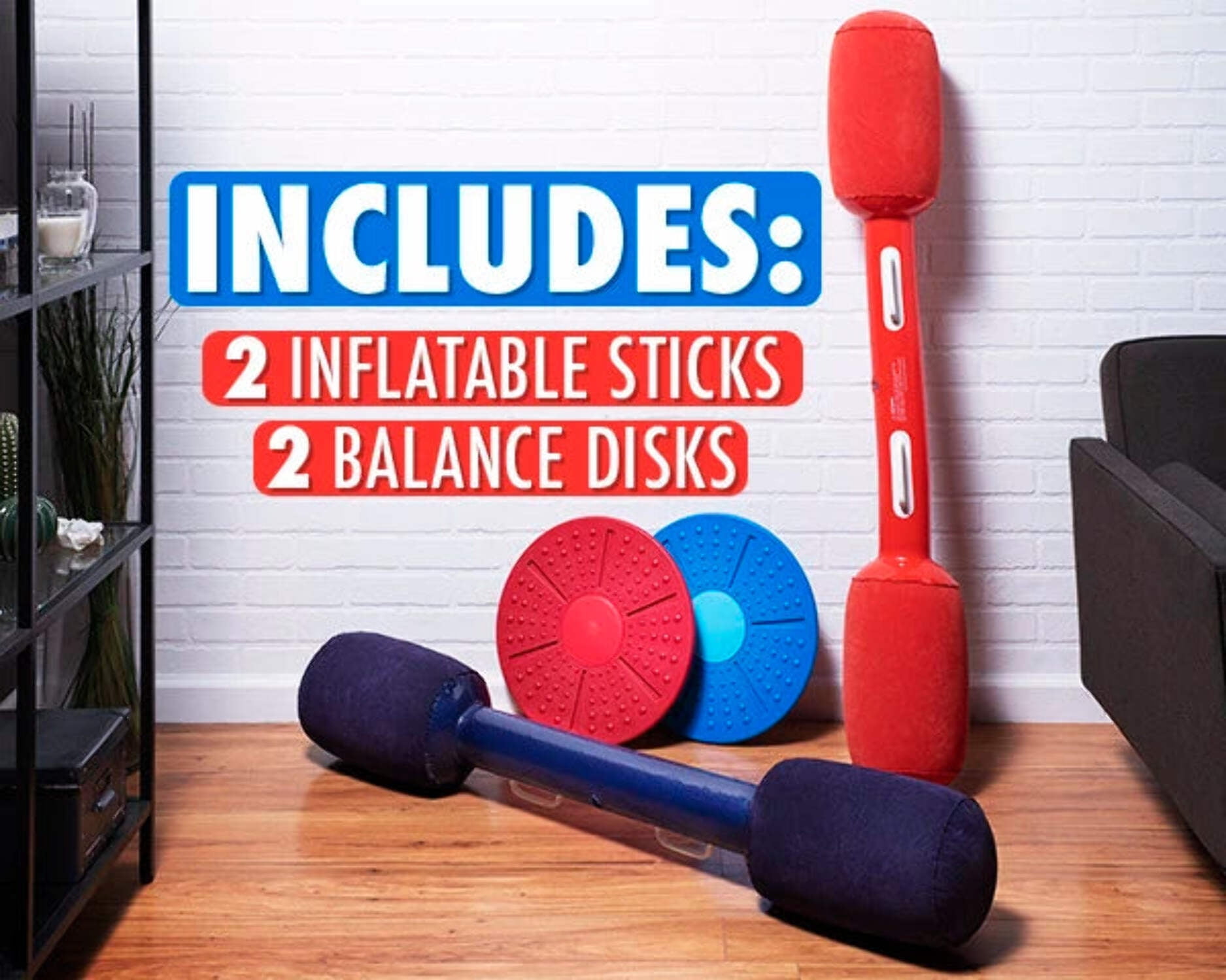 Inflatable Balance Jousting Set - Image 3