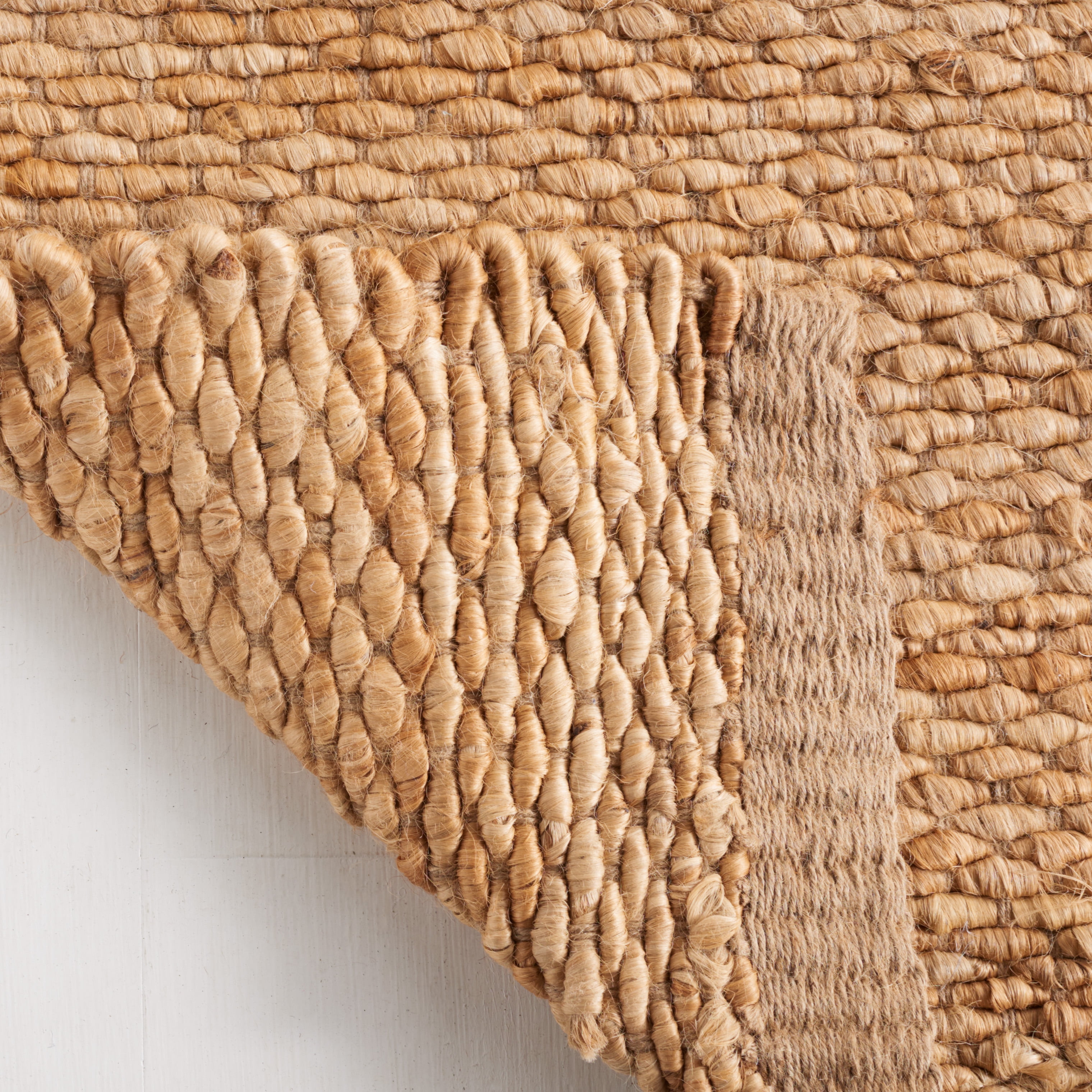 SAFAVIEH Natural Fiber Bryon Braided Jute Area Rug, Natural, 6' x 9' - Image 2