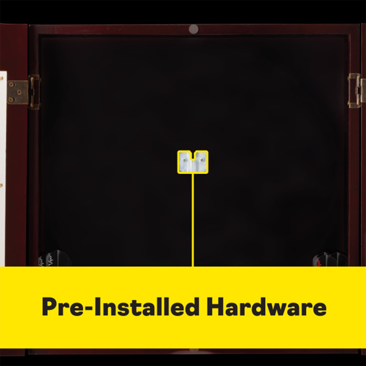 Viper Hudson Steel Tip Dartboard Cabinet with Scoreboard, Mahogany - Image 13