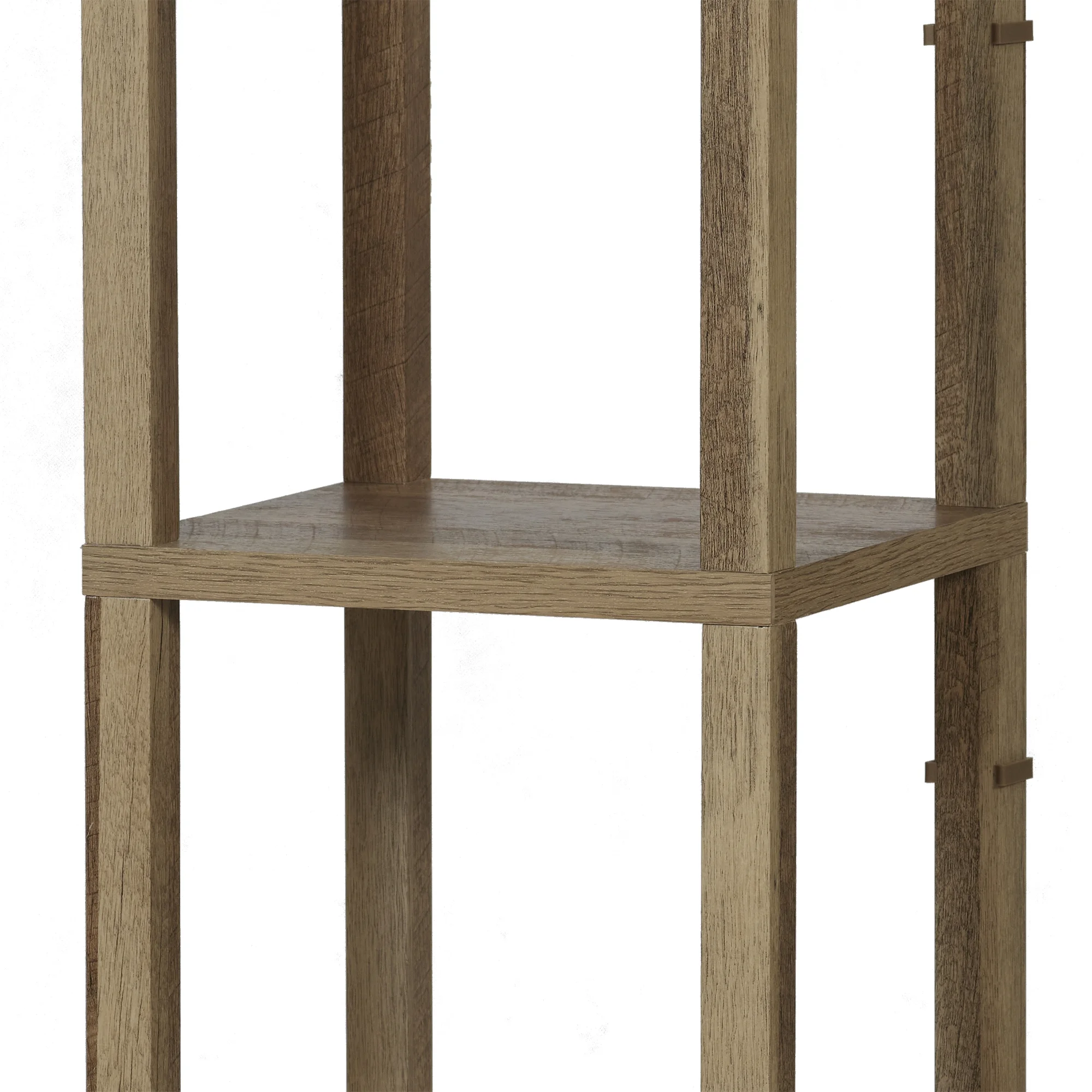 Better Homes & Gardens 62.25" Modern Pull Chain Weathered Floor Lamp with Natural Square Shade - Image 6