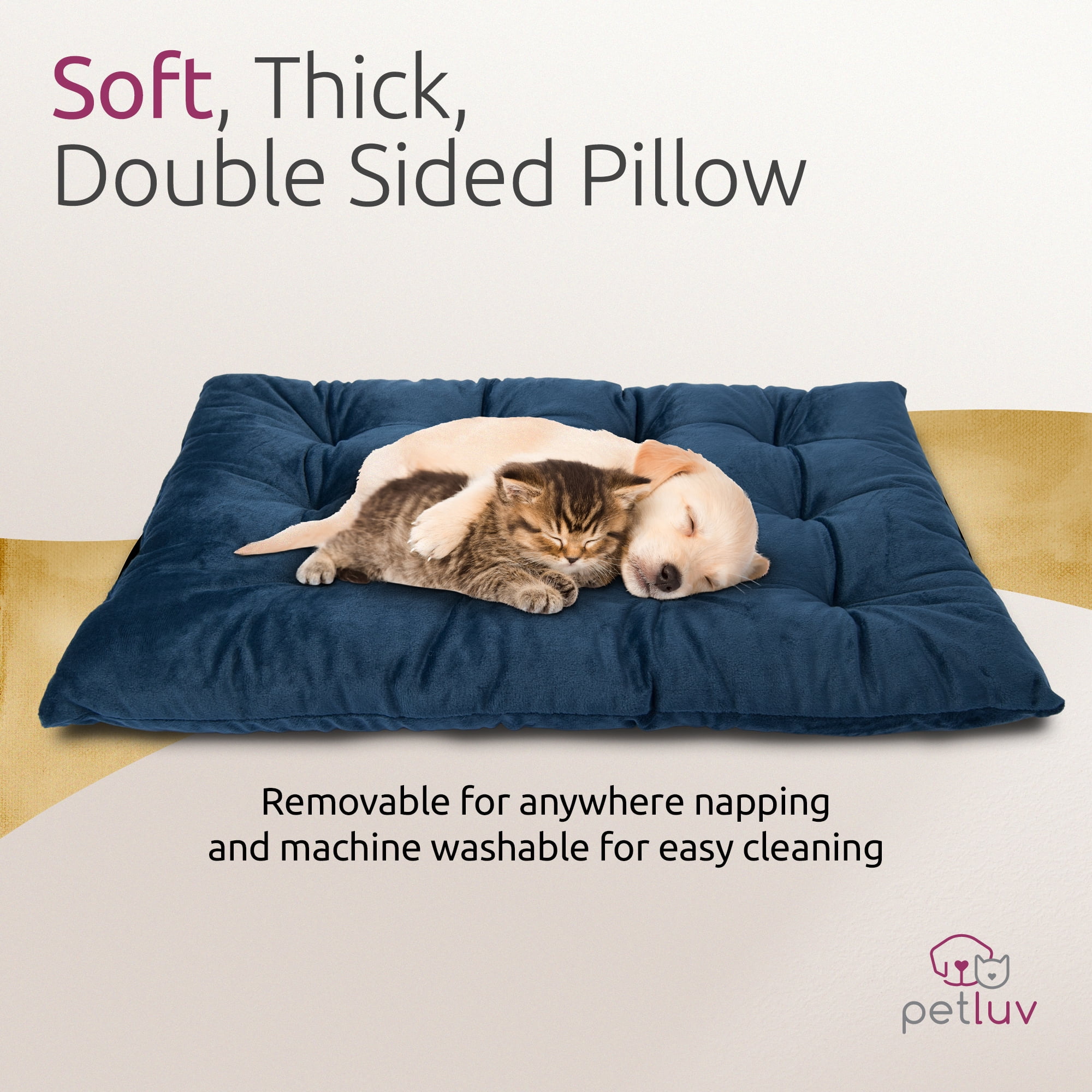 PetLuv Premium Cat and Dog Carrier, Soft-Sided, Plush Bed, Locking Zippers, Privacy Windows, Collapsible, Adjustable Carry Strap - Image 10