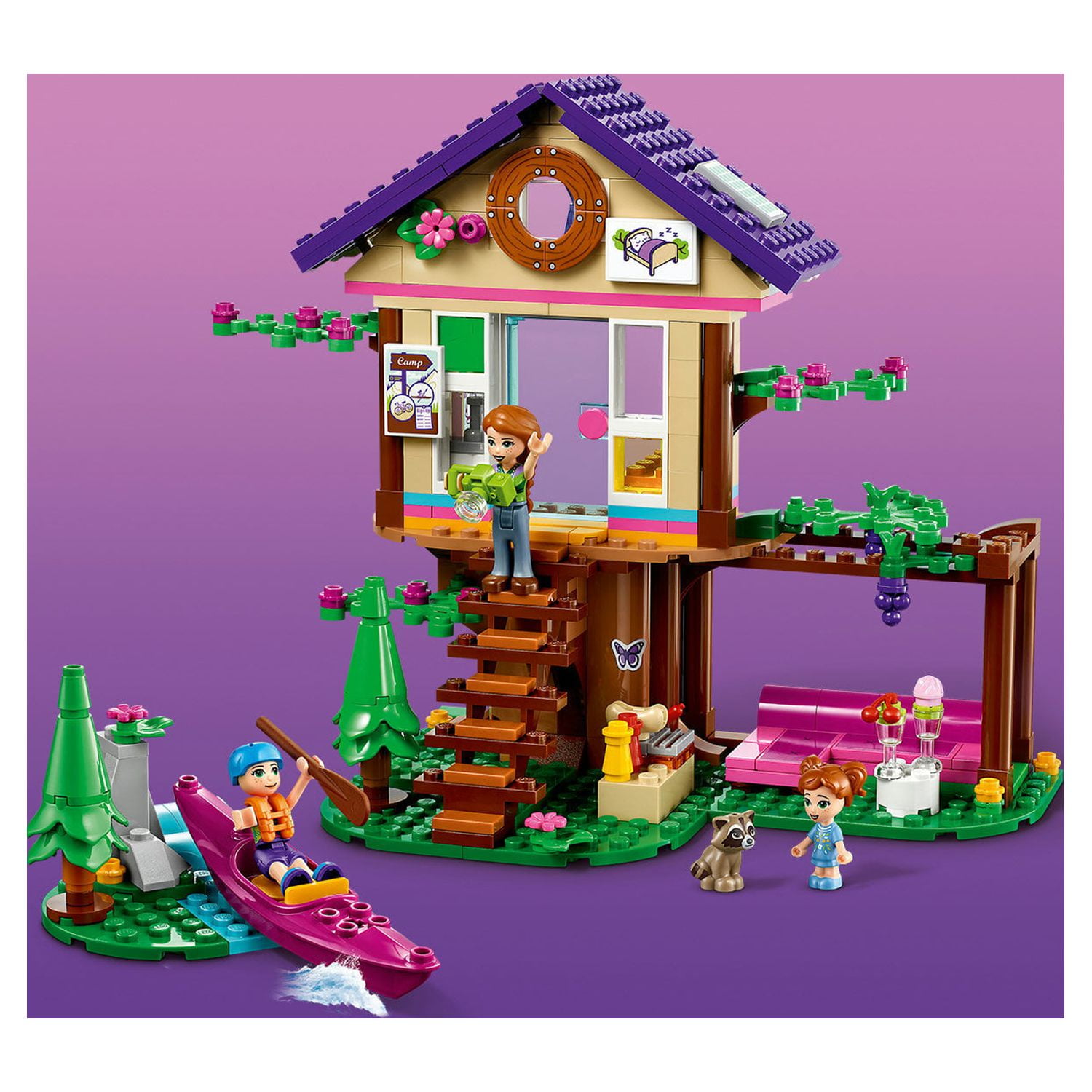 LEGO Friends Forest House 41679 Building Toy; Great Gift for Kids Who Love Nature (326 Pieces) - Image 7